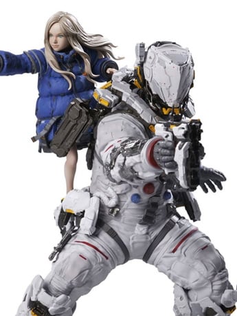 Pragmata Capcom Figure Builder Creator's Model Hugh & Diana 1/7 Scale Figure Gallery Image 2