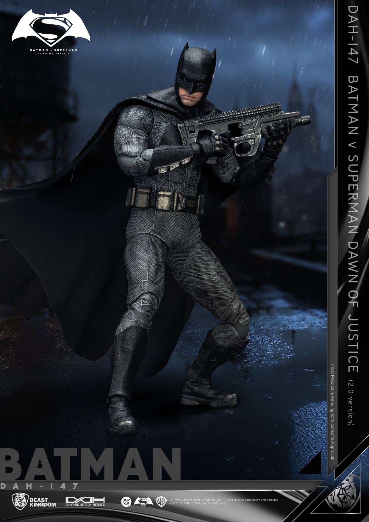Batman v Superman: Dawn of Justice Dynamic 8ction Heroes DAH-147 Batman 2.0 Action Figure Gallery Image 6