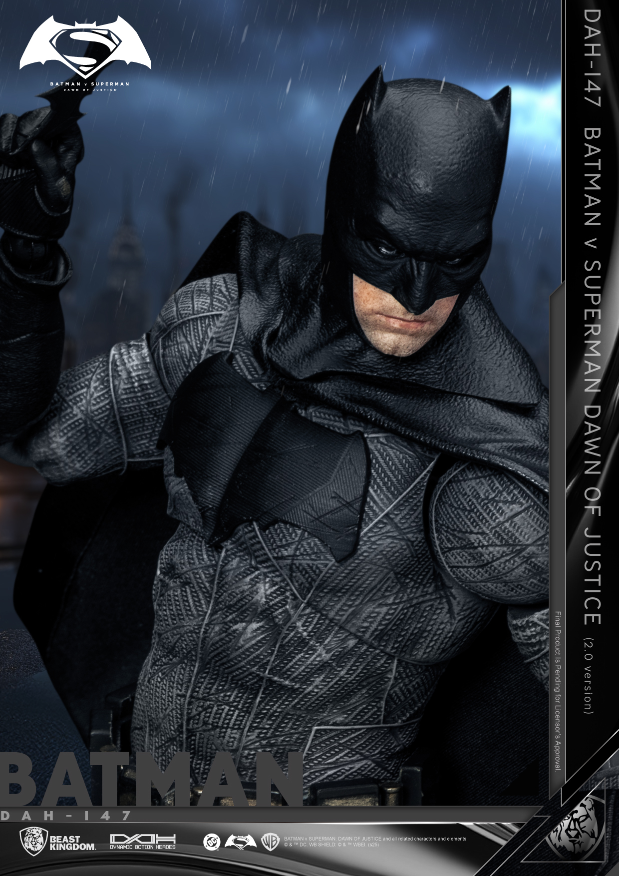 Batman v Superman: Dawn of Justice Dynamic 8ction Heroes DAH-147 Batman 2.0 Action Figure Gallery Image 8