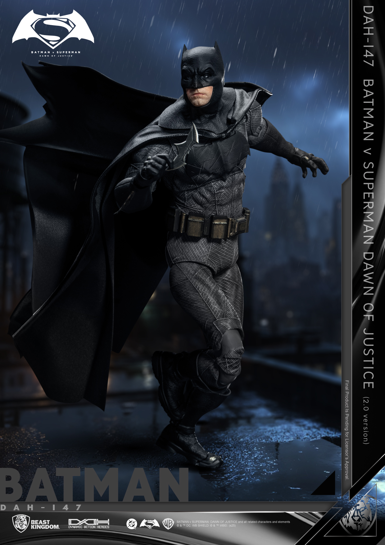 Batman v Superman: Dawn of Justice Dynamic 8ction Heroes DAH-147 Batman 2.0 Action Figure Gallery Image 5