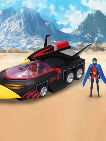 Gatchaman II G-2 Condor Attacker with Joe The Condor 1/24 Scale Set Gallery Image 2