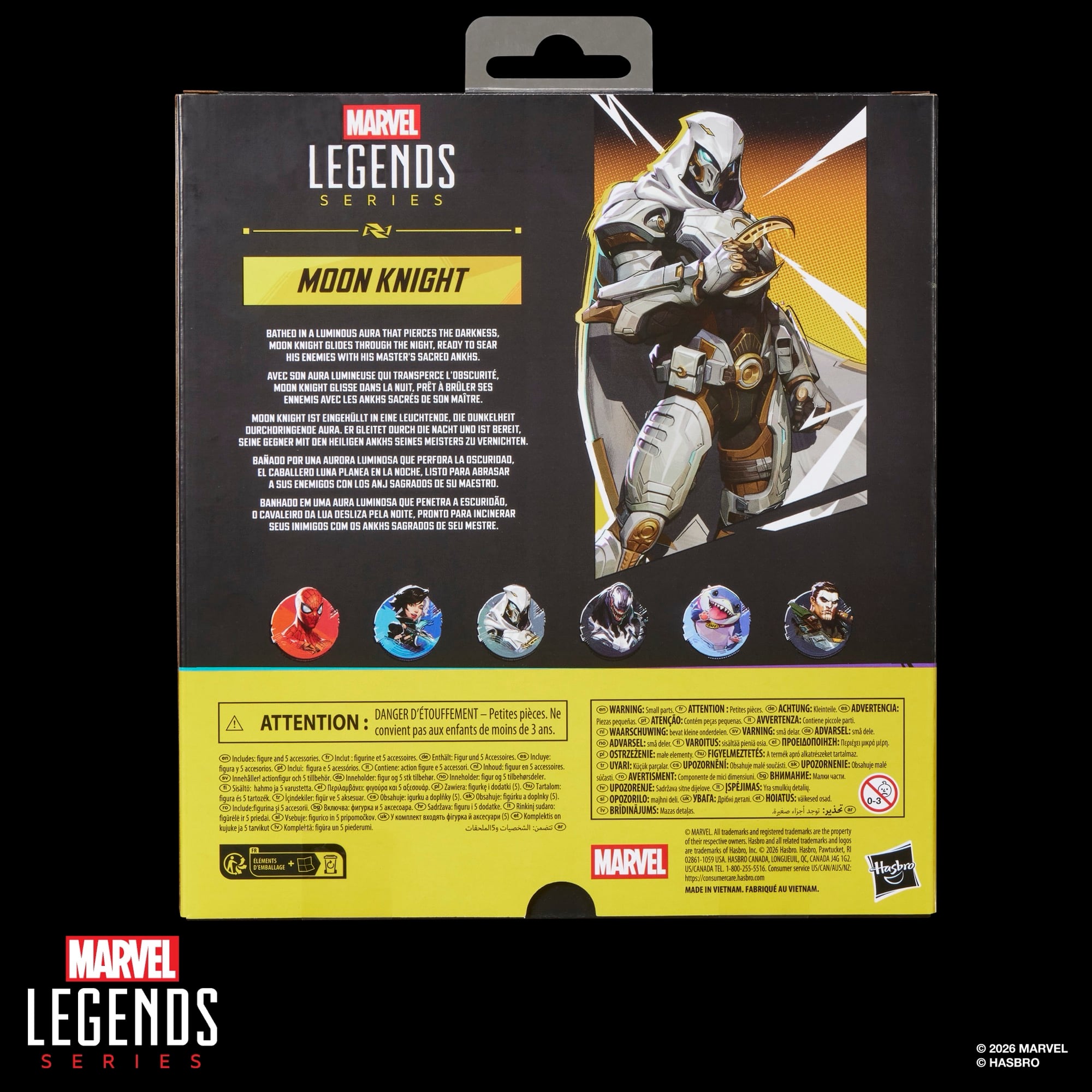 Marvel Rivals Marvel Legends Moon Knight Action Figure Gallery Image 14