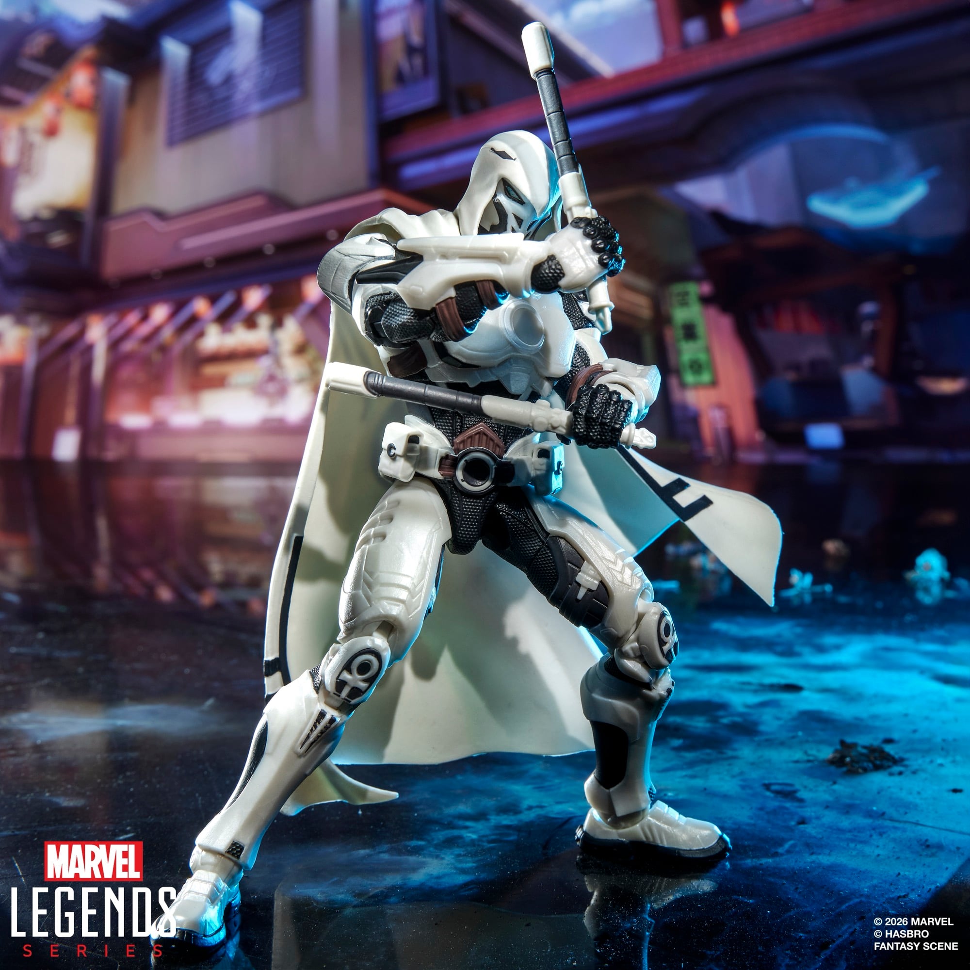 Marvel Rivals Marvel Legends Moon Knight Action Figure Gallery Image 4