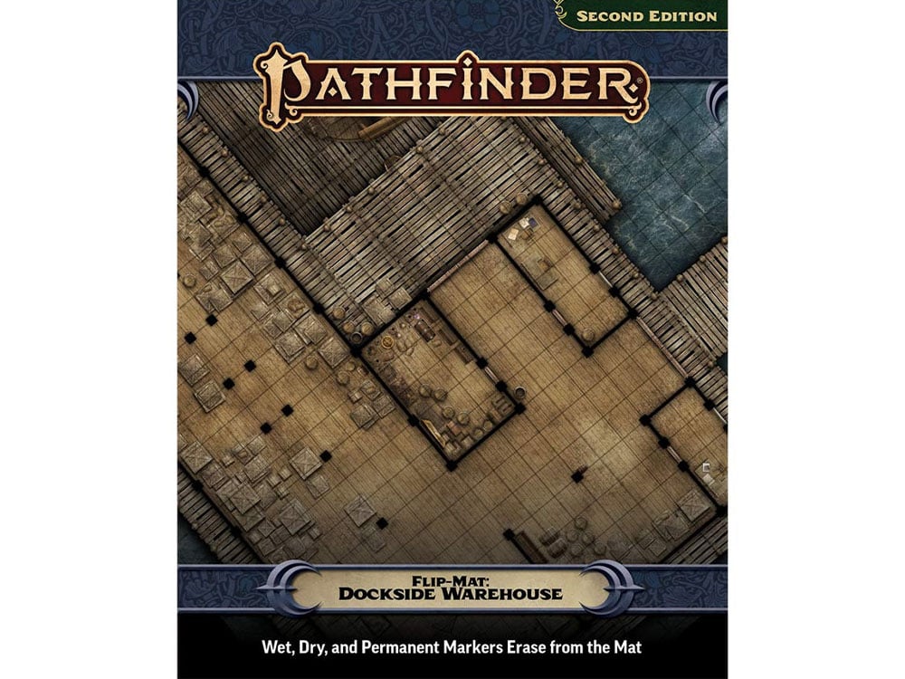Pathfinder 2E: Flip-Mat: Dockside Warehouse Gallery Image 1