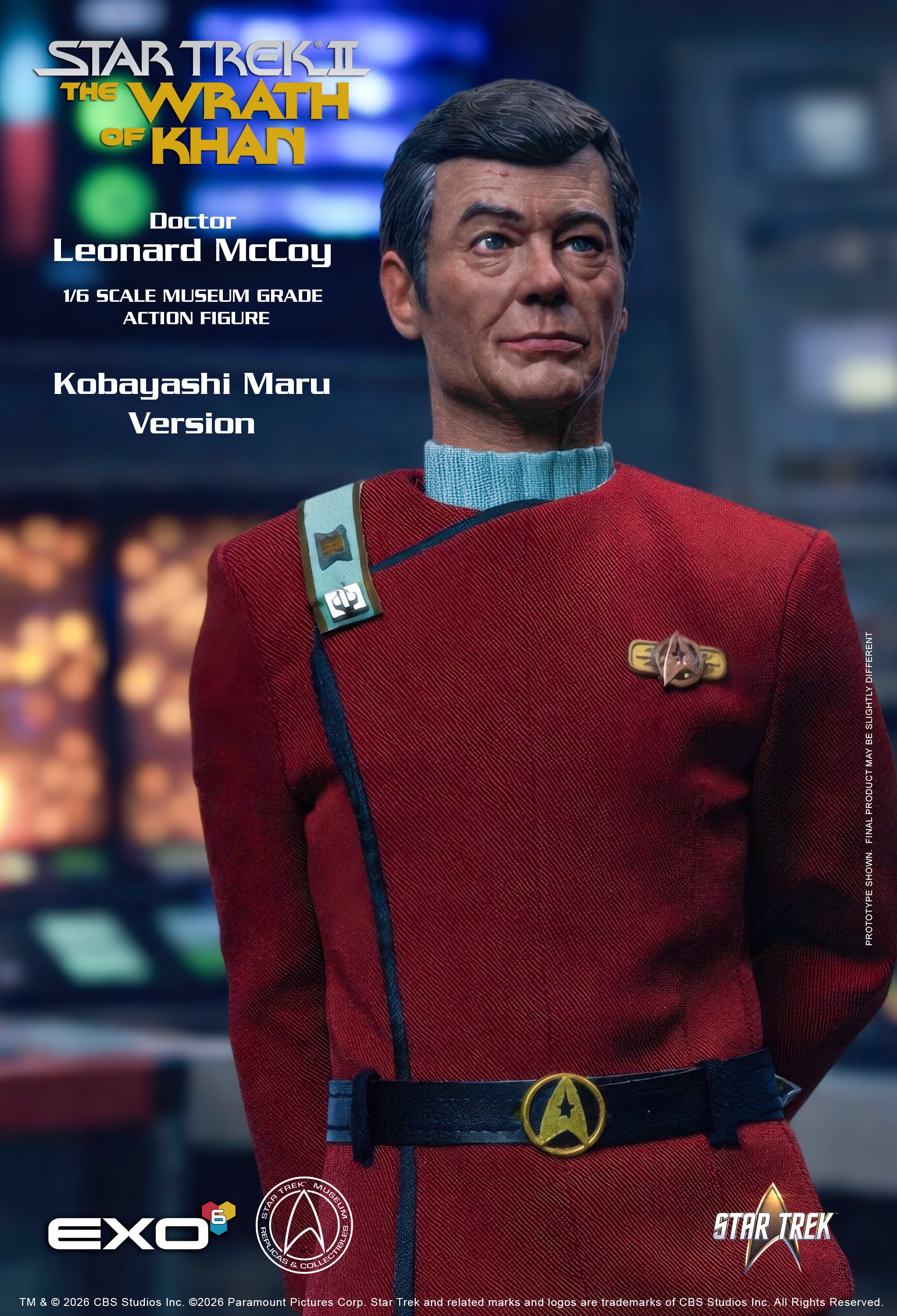 Star Trek: The Wrath of Khan Dr. Leonard McCoy (Kobayashi Maru Ver.) 1/6 Scale Action Figure Gallery Image 3