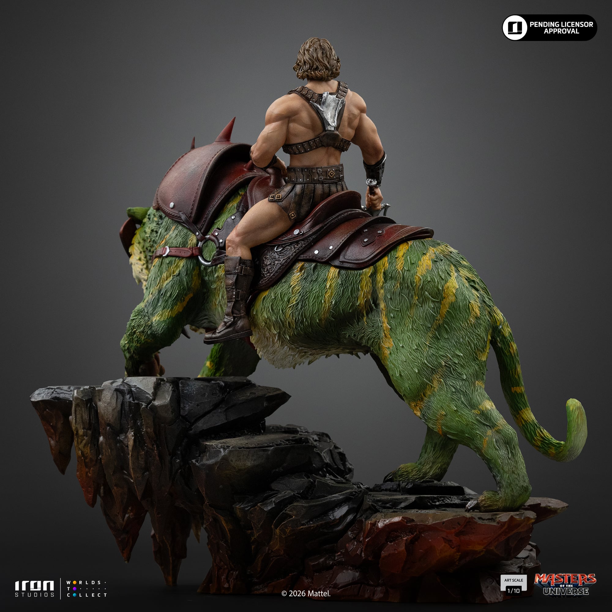 Masters of the Universe (2026) He-Man and Battle Cat 1/10 Deluxe Art Scale Statue Gallery Image 7