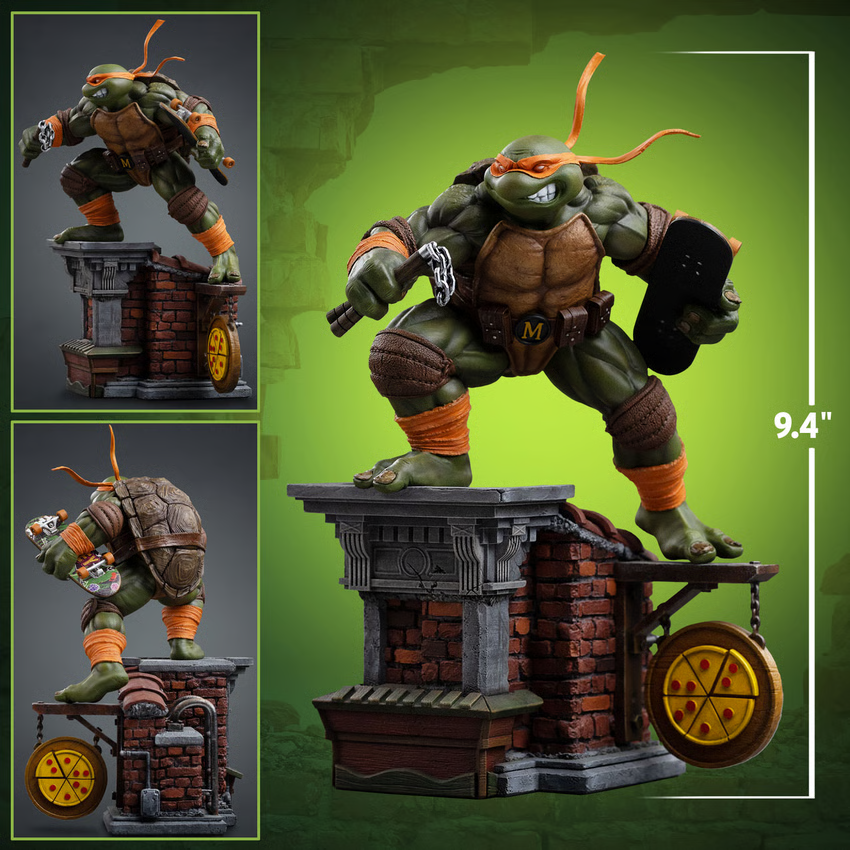 Teenage Mutant Ninja Turtles Unleashed Michelangelo 1/10 Art Scale Statue Gallery Image 14