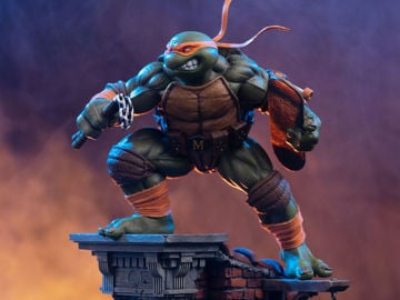 Teenage Mutant Ninja Turtles Unleashed Michelangelo 1/10 Art Scale