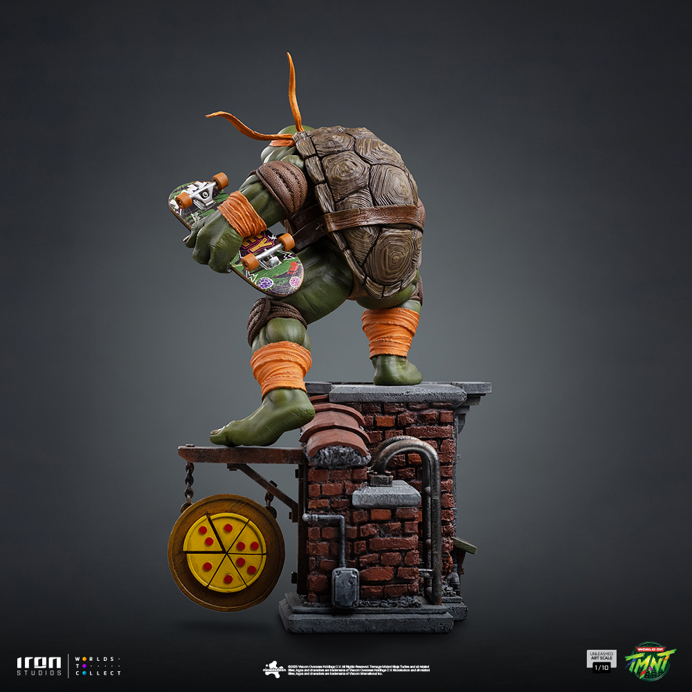 Teenage Mutant Ninja Turtles Unleashed Michelangelo 1/10 Art Scale Statue Gallery Image 6