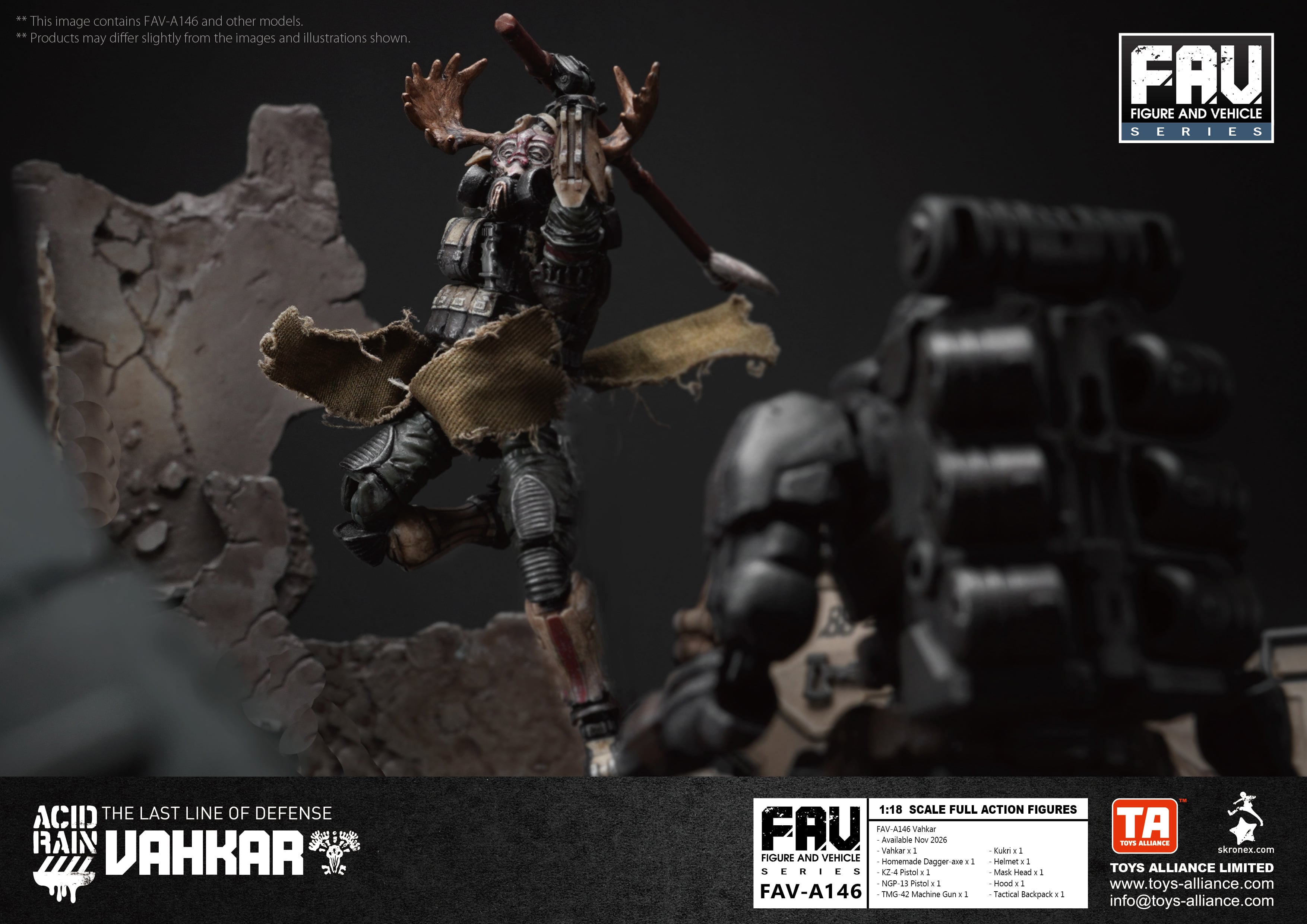 Acid Rain FAV-A146 Vahkar 1/18 Scale Action Figure