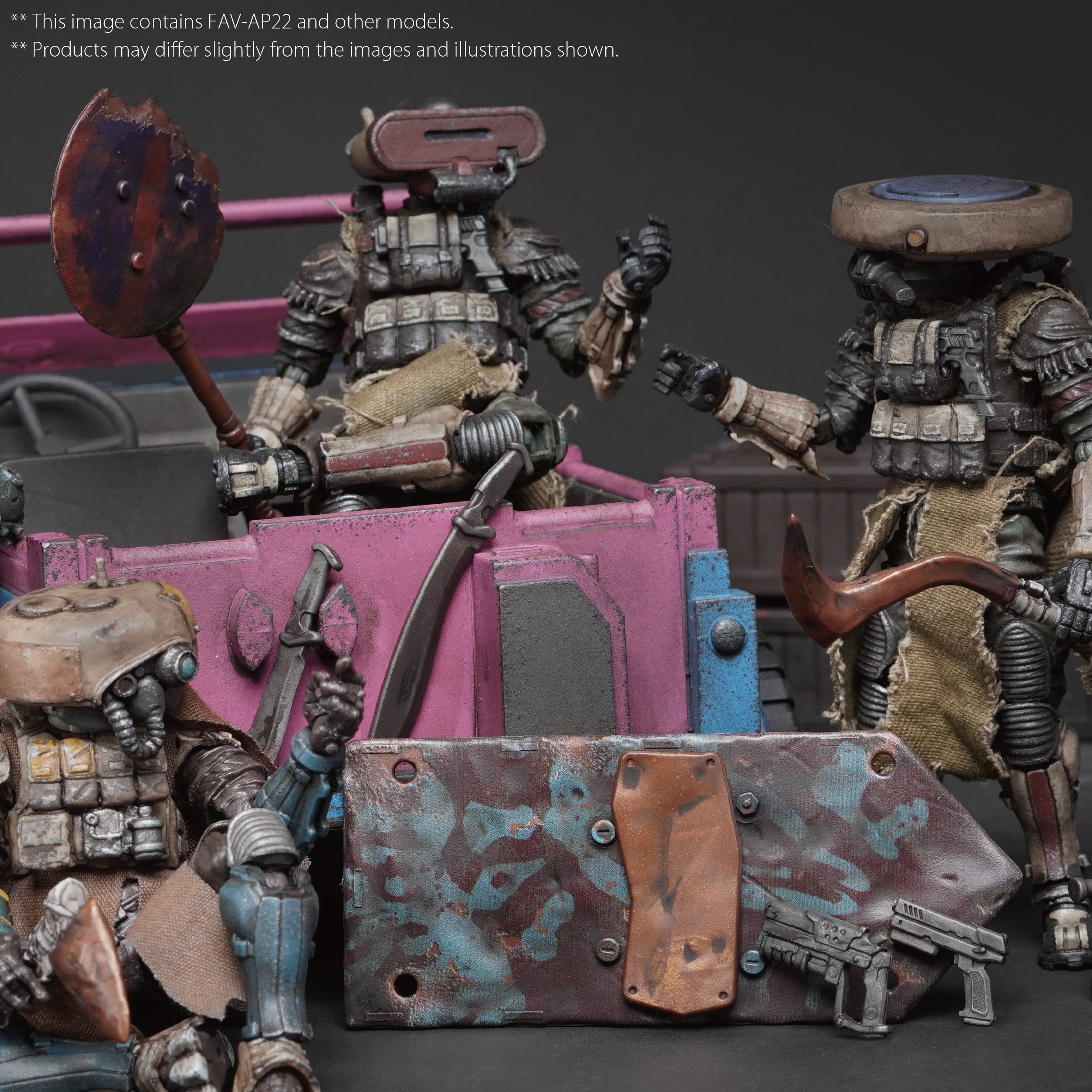 Acid Rain FAV-AP22 Soil Ghosts Gray-Tech Accessory Pack Gallery Image 10
