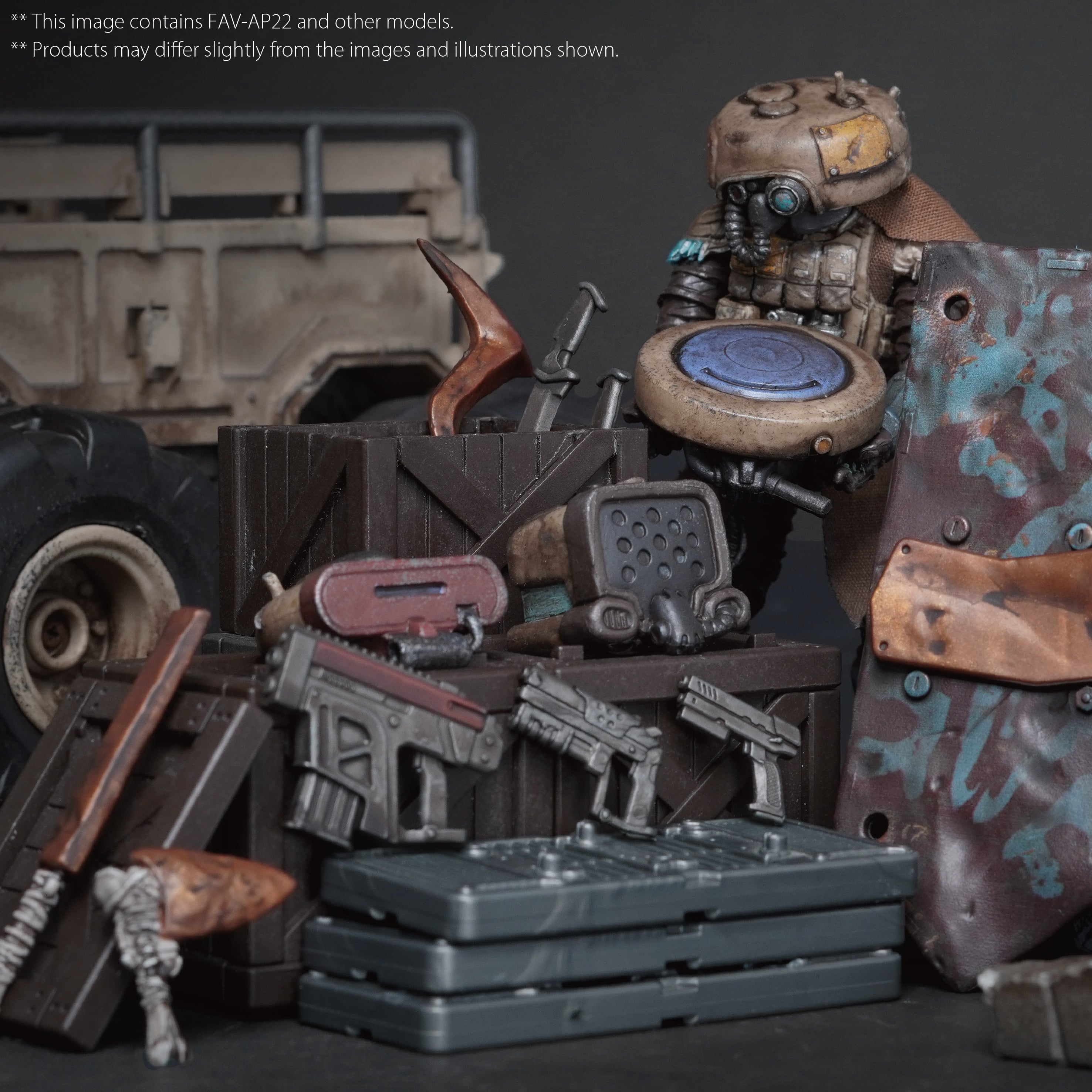 Acid Rain FAV-AP22 Soil Ghosts Gray-Tech Accessory Pack