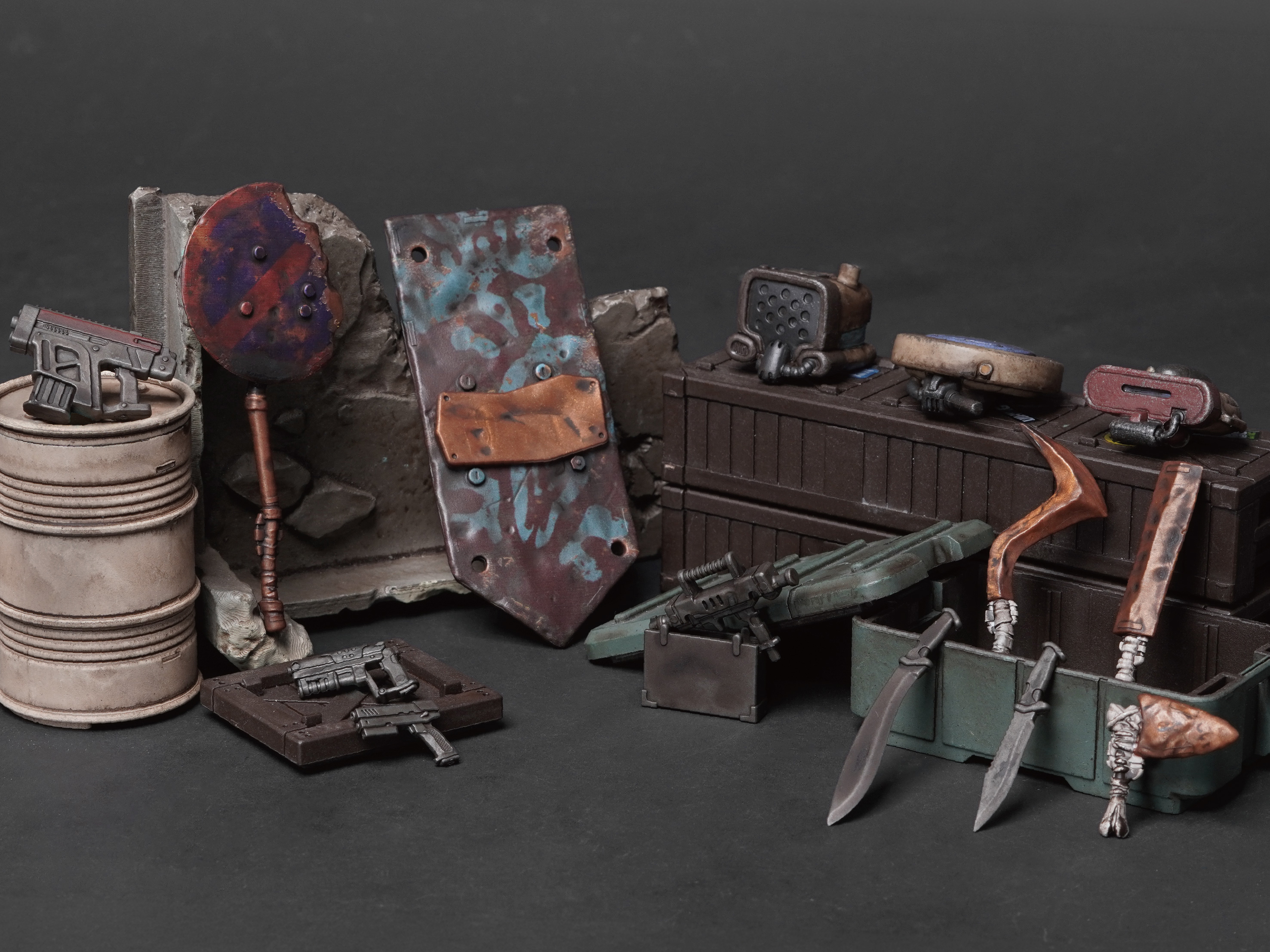 Acid Rain FAV-AP22 Soil Ghosts Gray-Tech Accessory Pack Gallery Image 4