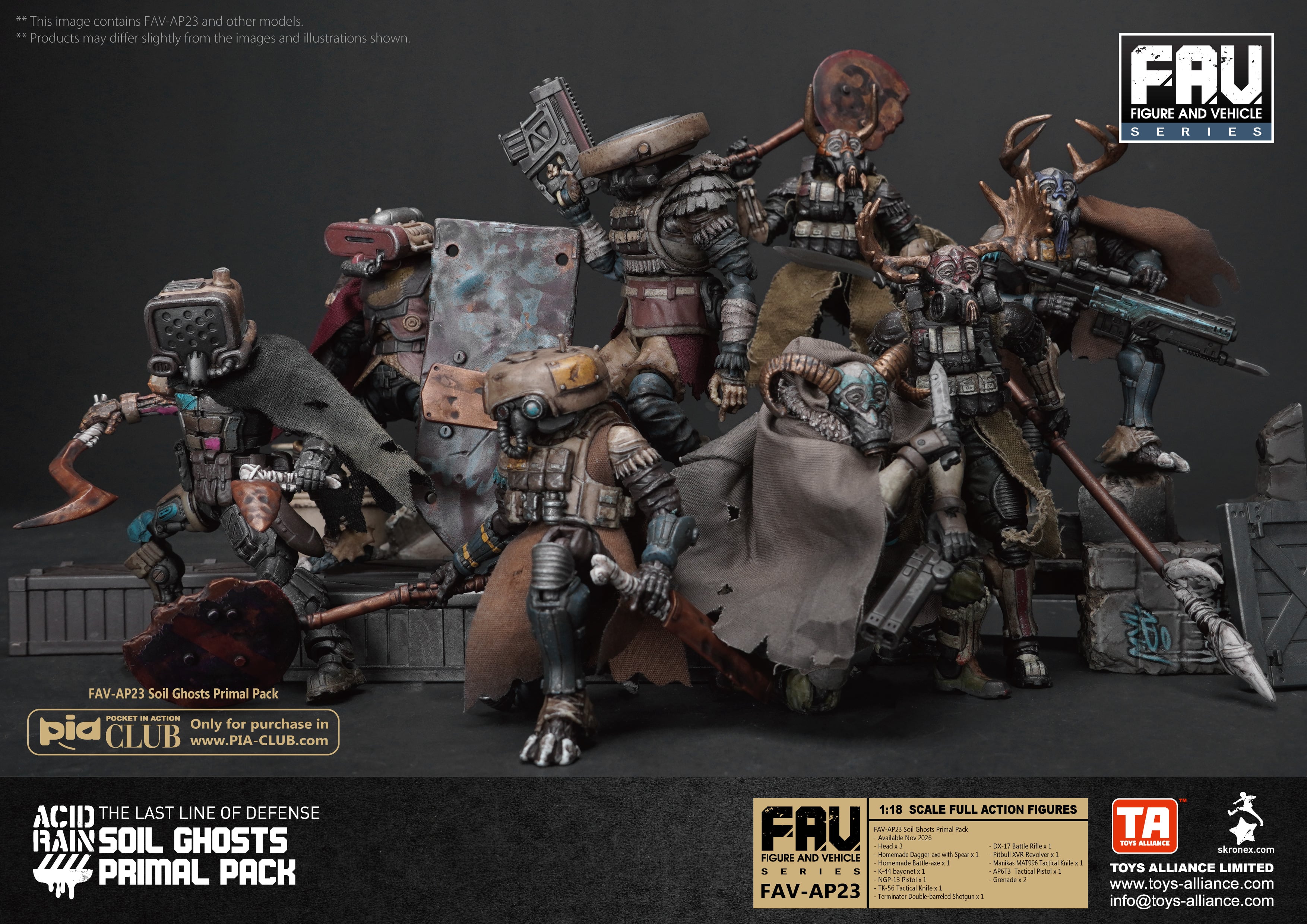 Acid Rain FAV-AP23 Soil Ghosts Primal Accessory Pack