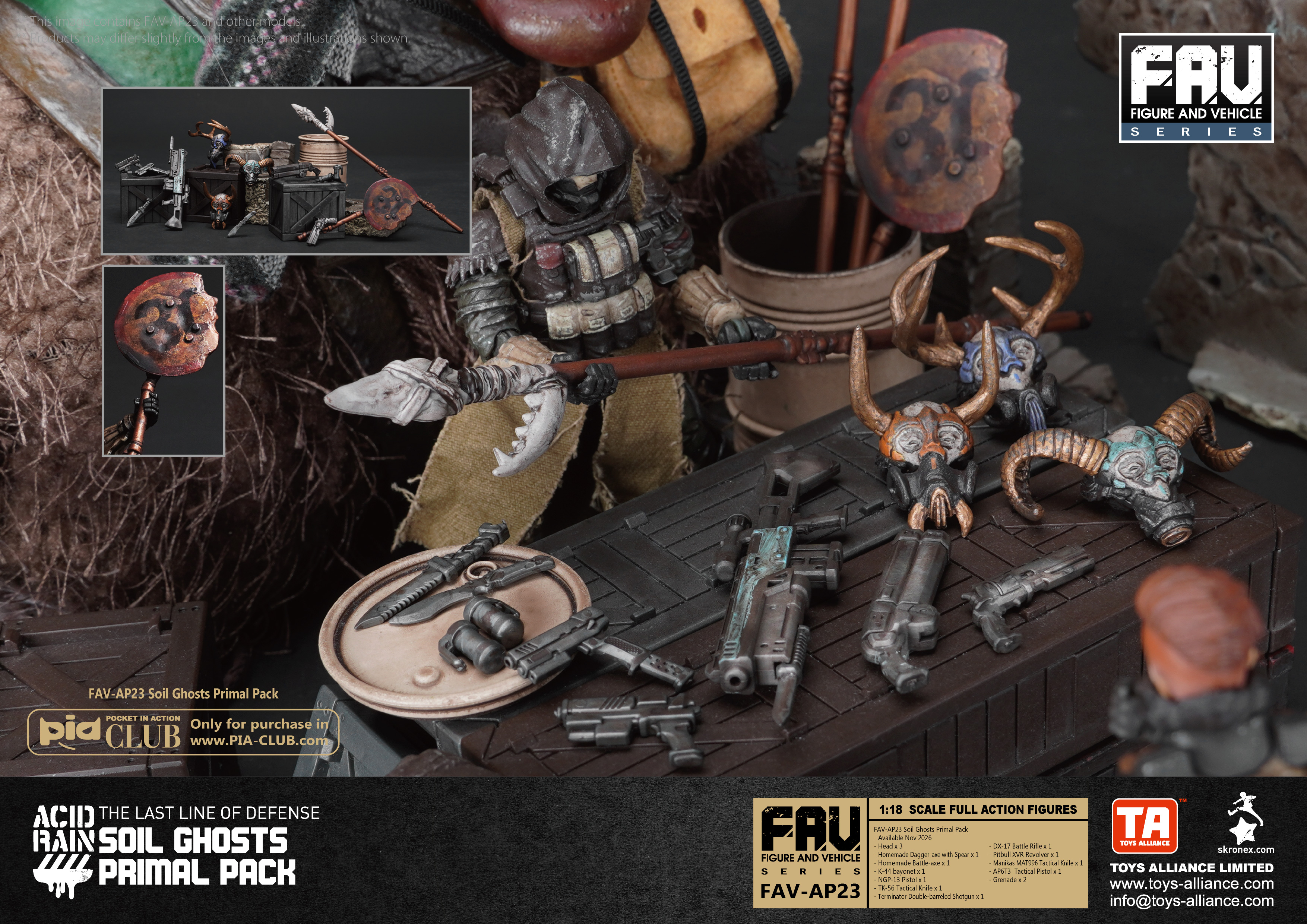 Acid Rain FAV-AP23 Soil Ghosts Primal Accessory Pack
