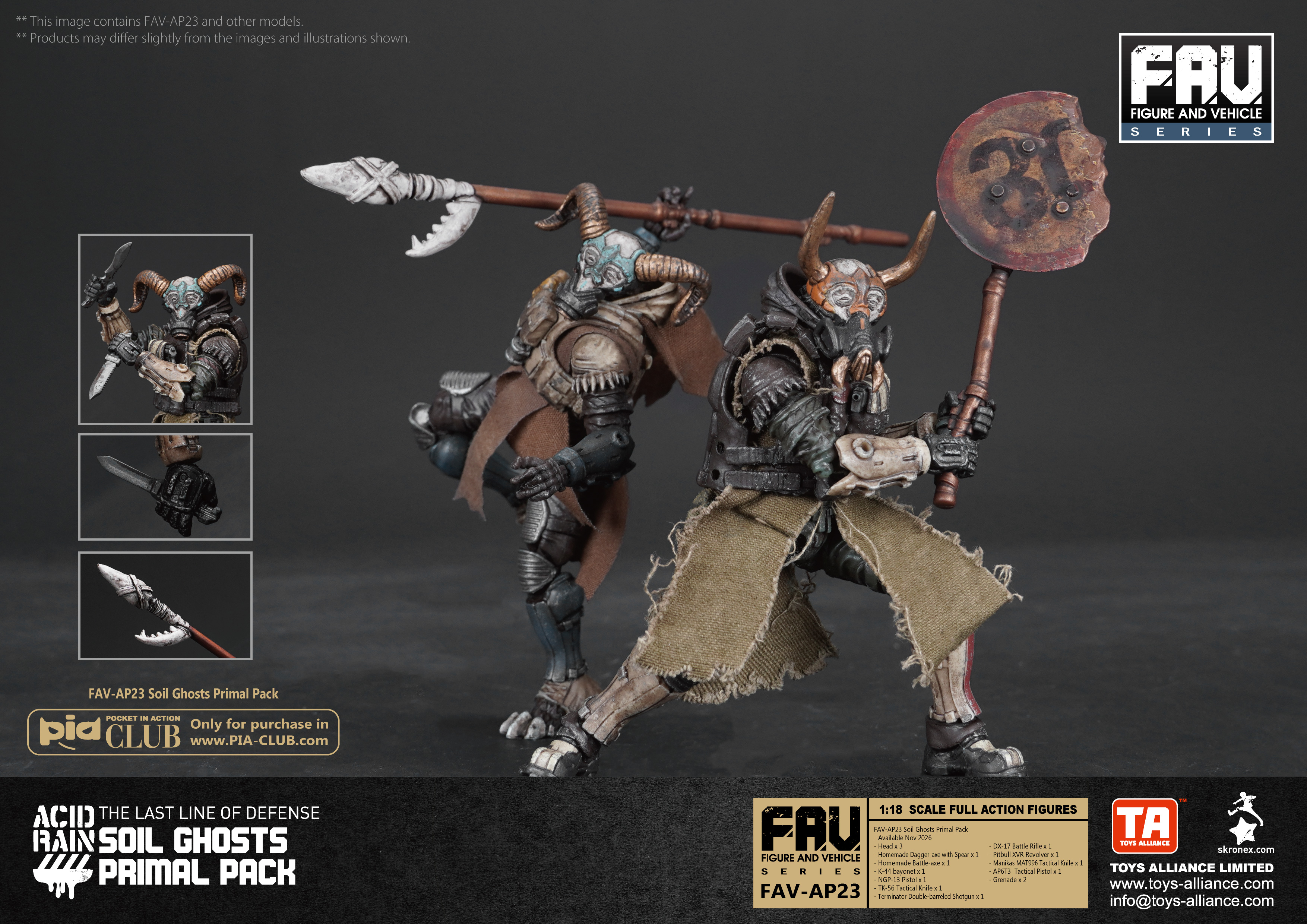 Acid Rain FAV-AP23 Soil Ghosts Primal Accessory Pack