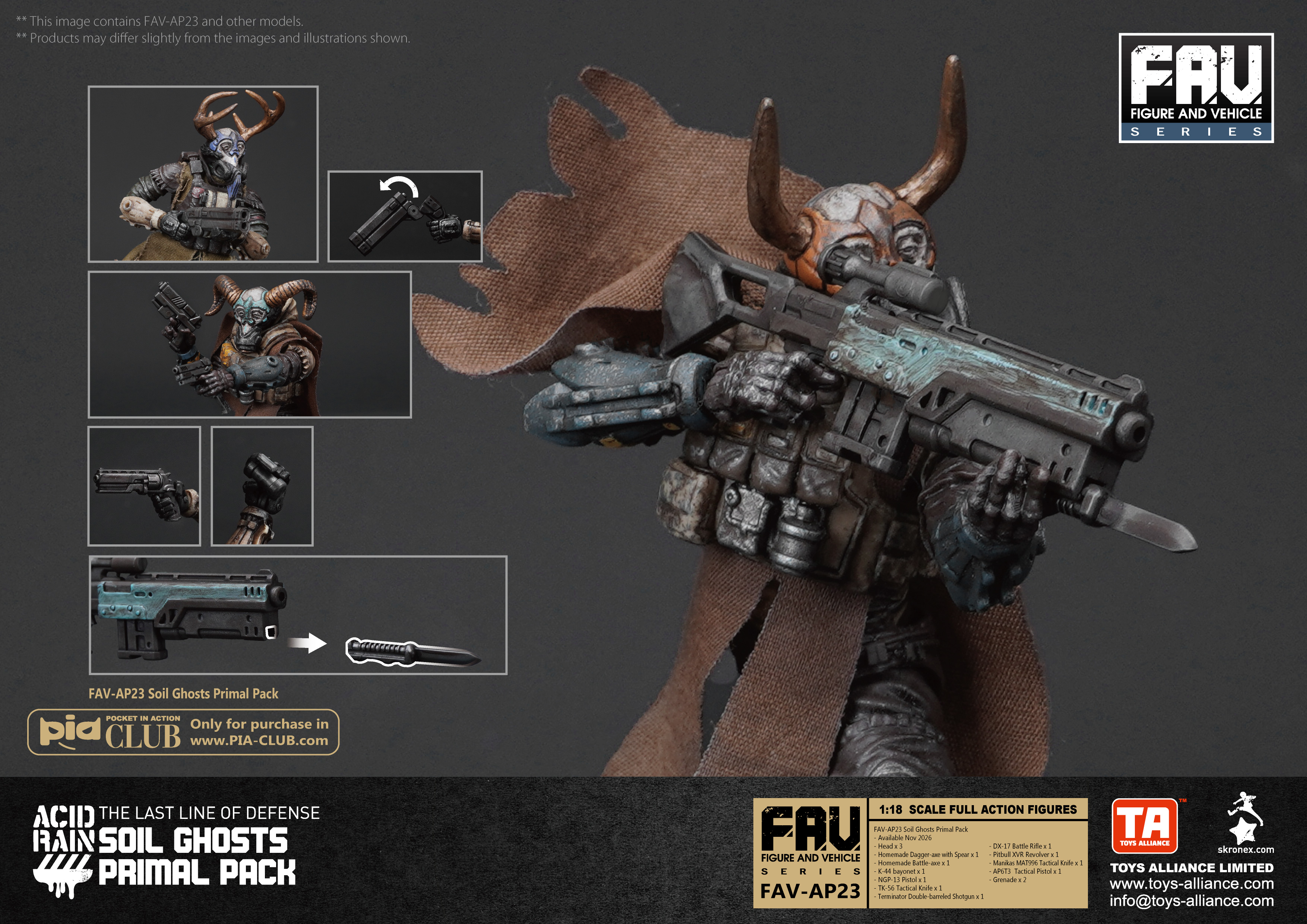 Acid Rain FAV-AP23 Soil Ghosts Primal Accessory Pack