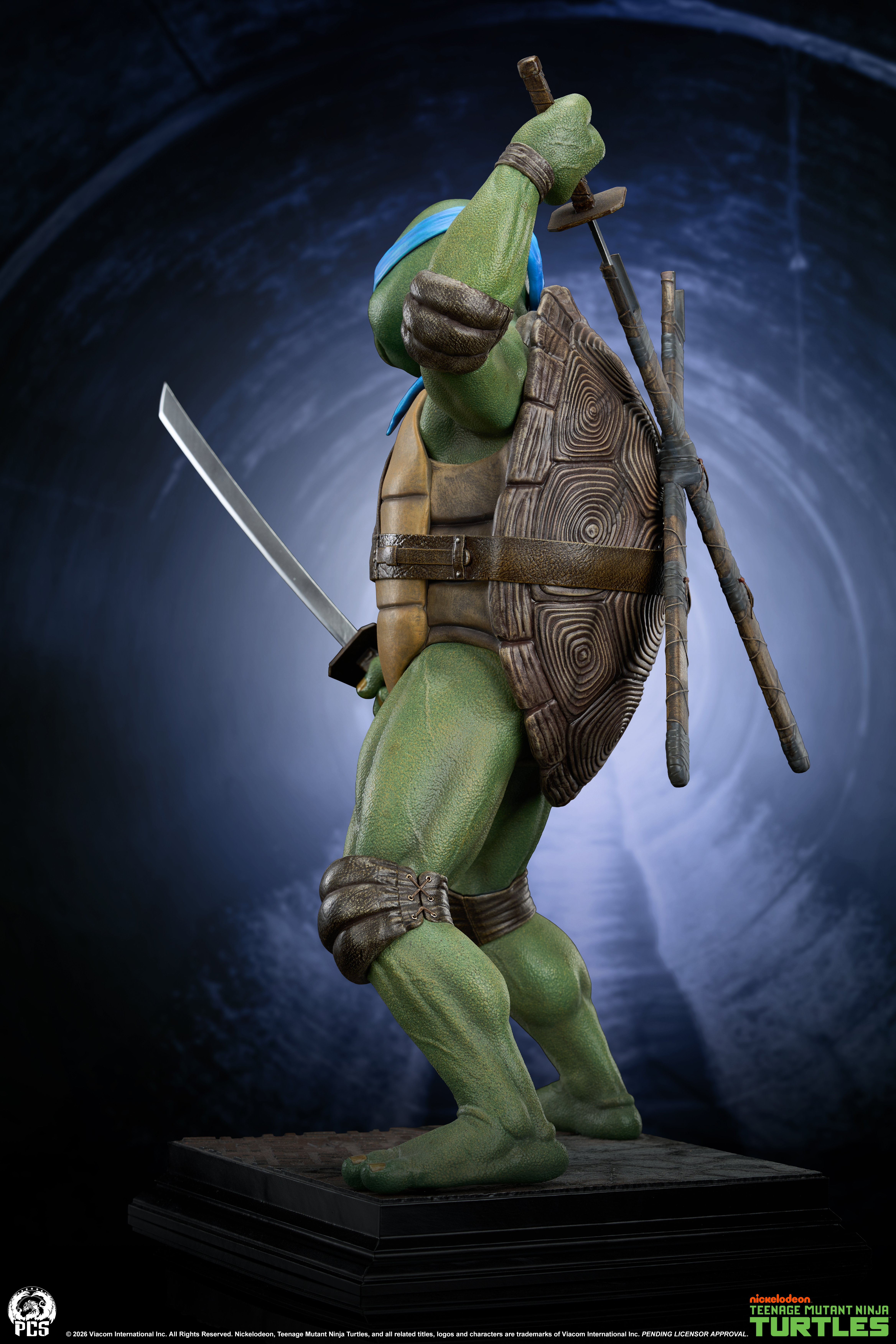 Teenage Mutant Ninja Turtles (1990) Leonardo (Regular Ver.) 1/2 Scale Statue Gallery Image 9