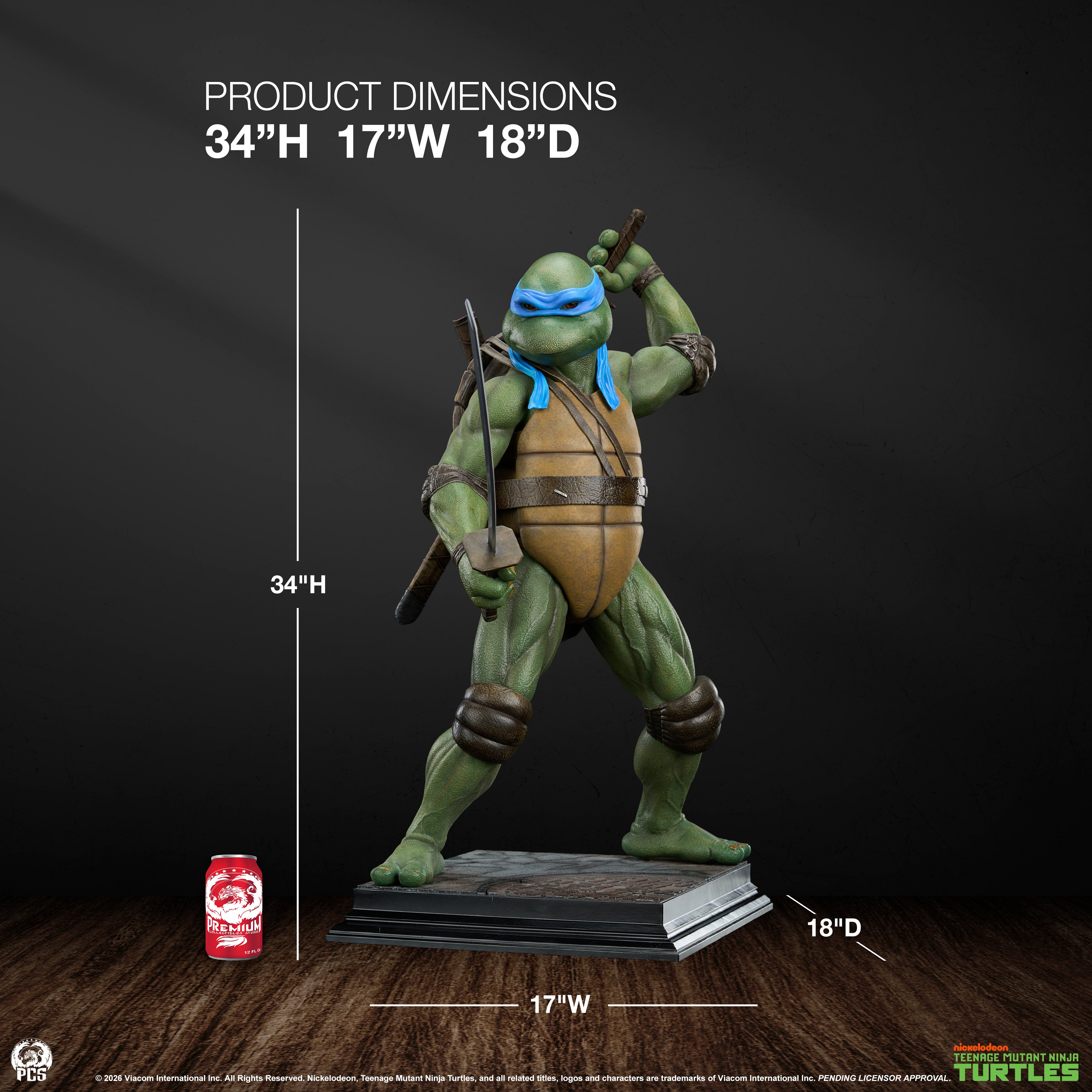 Teenage Mutant Ninja Turtles (1990) Leonardo (Regular Ver.) 1/2