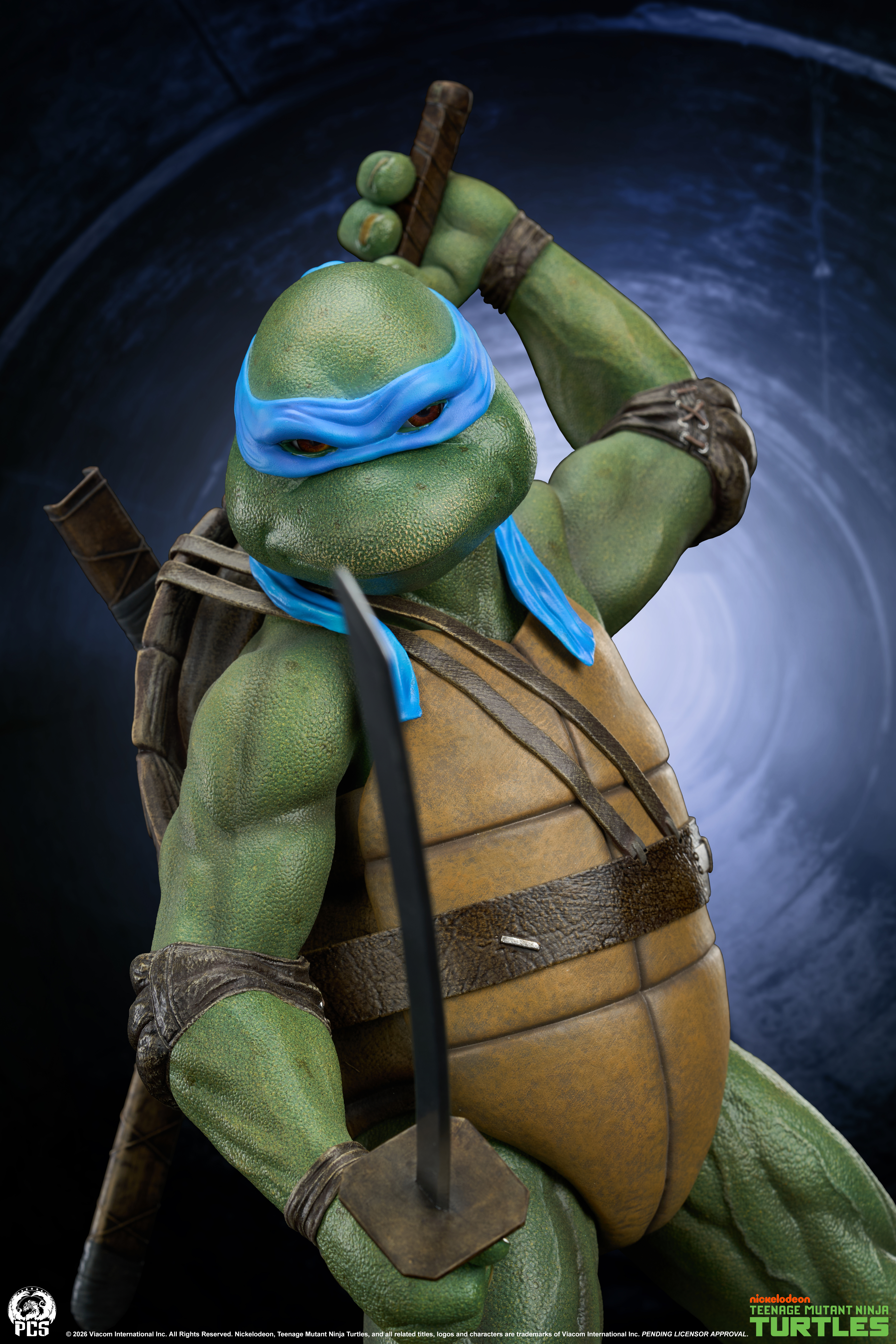 Teenage Mutant Ninja Turtles (1990) Leonardo (Regular Ver.) 1/2 Scale Statue Gallery Image 6