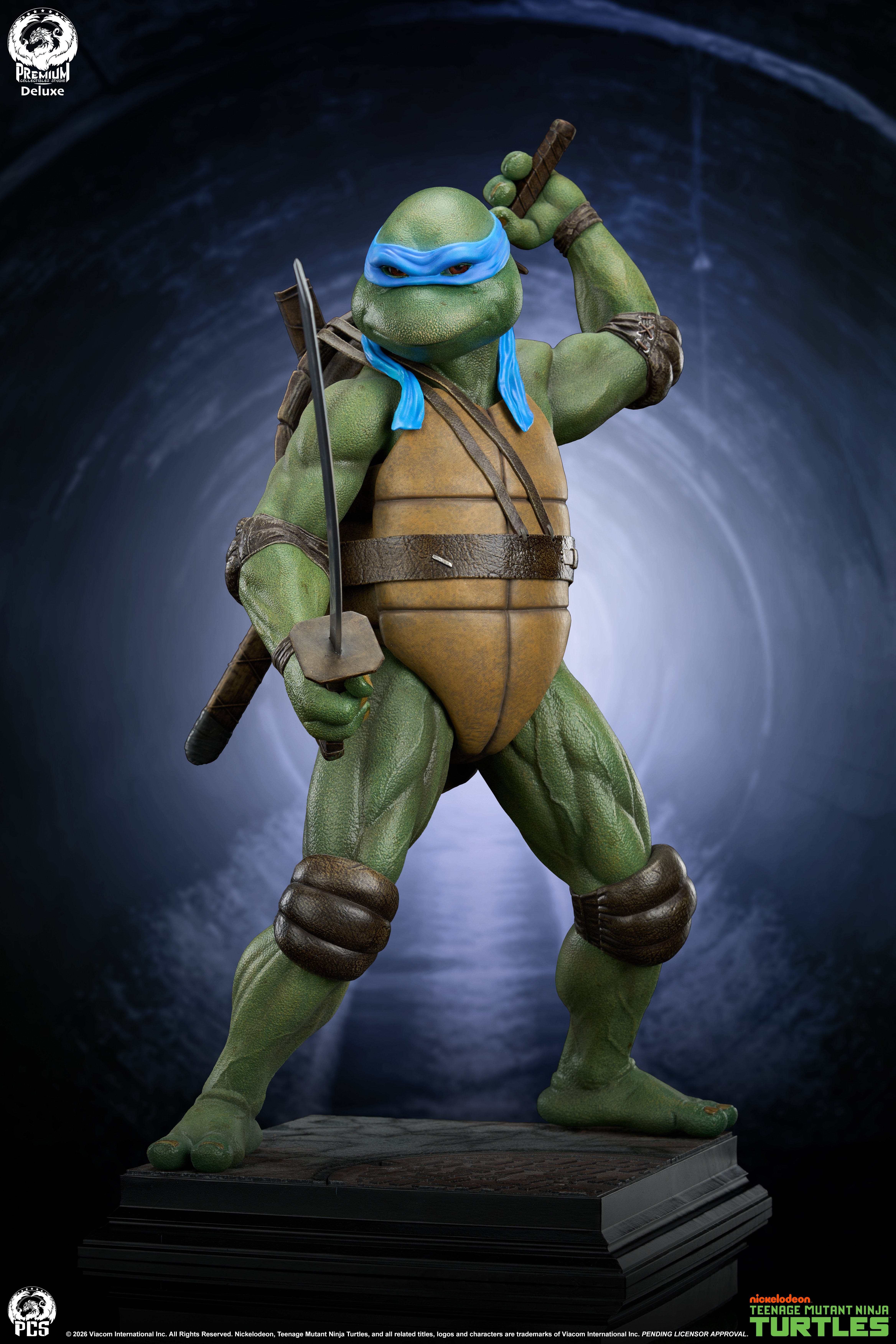 Teenage Mutant Ninja Turtles (1990) Leonardo (Deluxe Ver.) 1/2 Scale Statue Gallery Image 6