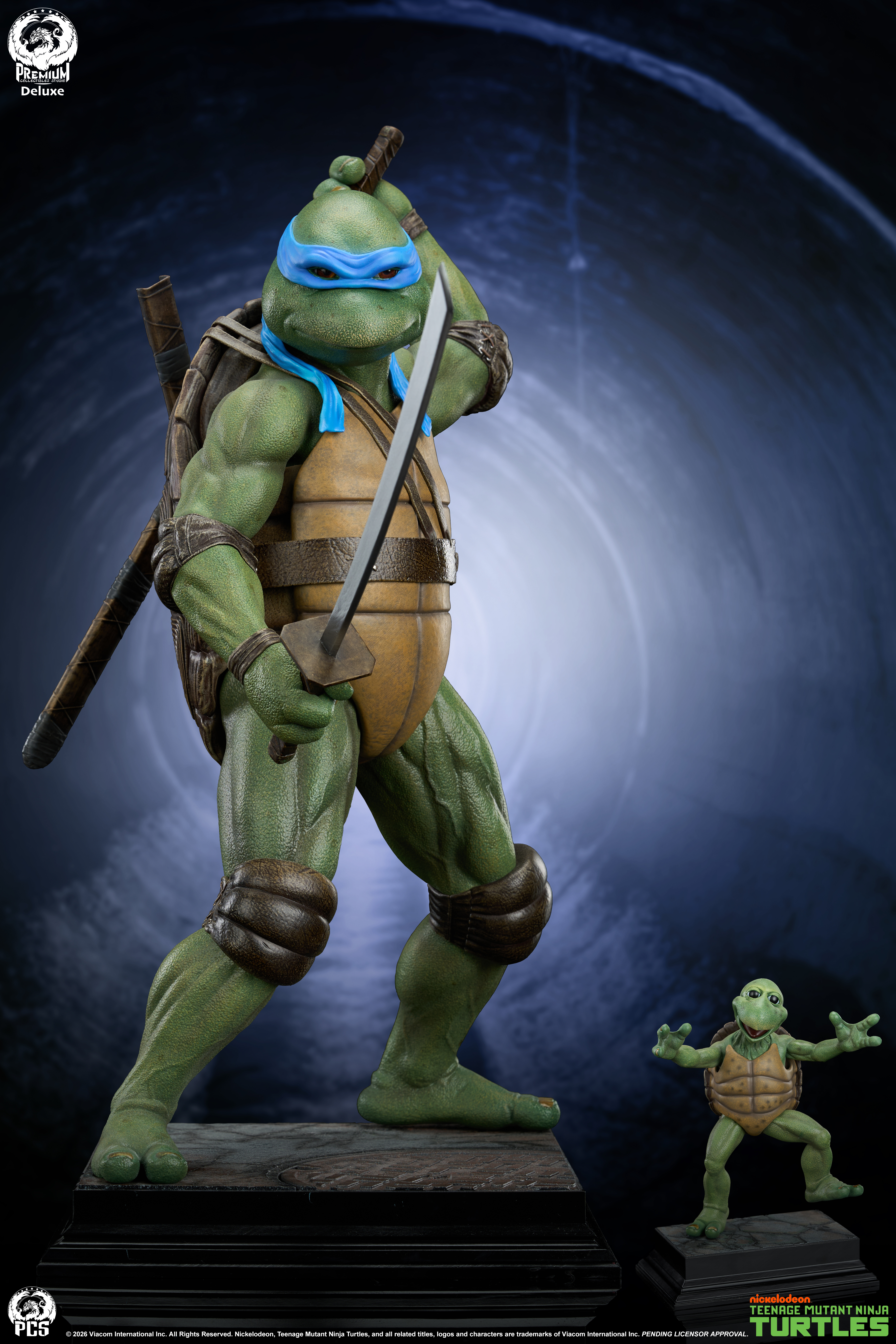 Teenage Mutant Ninja Turtles (1990) Leonardo (Deluxe Ver.) 1/2 Scale Statue Gallery Image 3