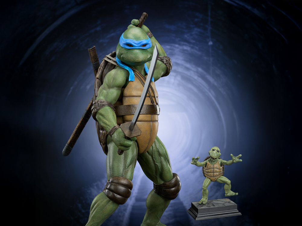 Teenage Mutant Ninja Turtles (1990) Leonardo (Deluxe Ver.) 1/2 Scale Statue Gallery Image 1