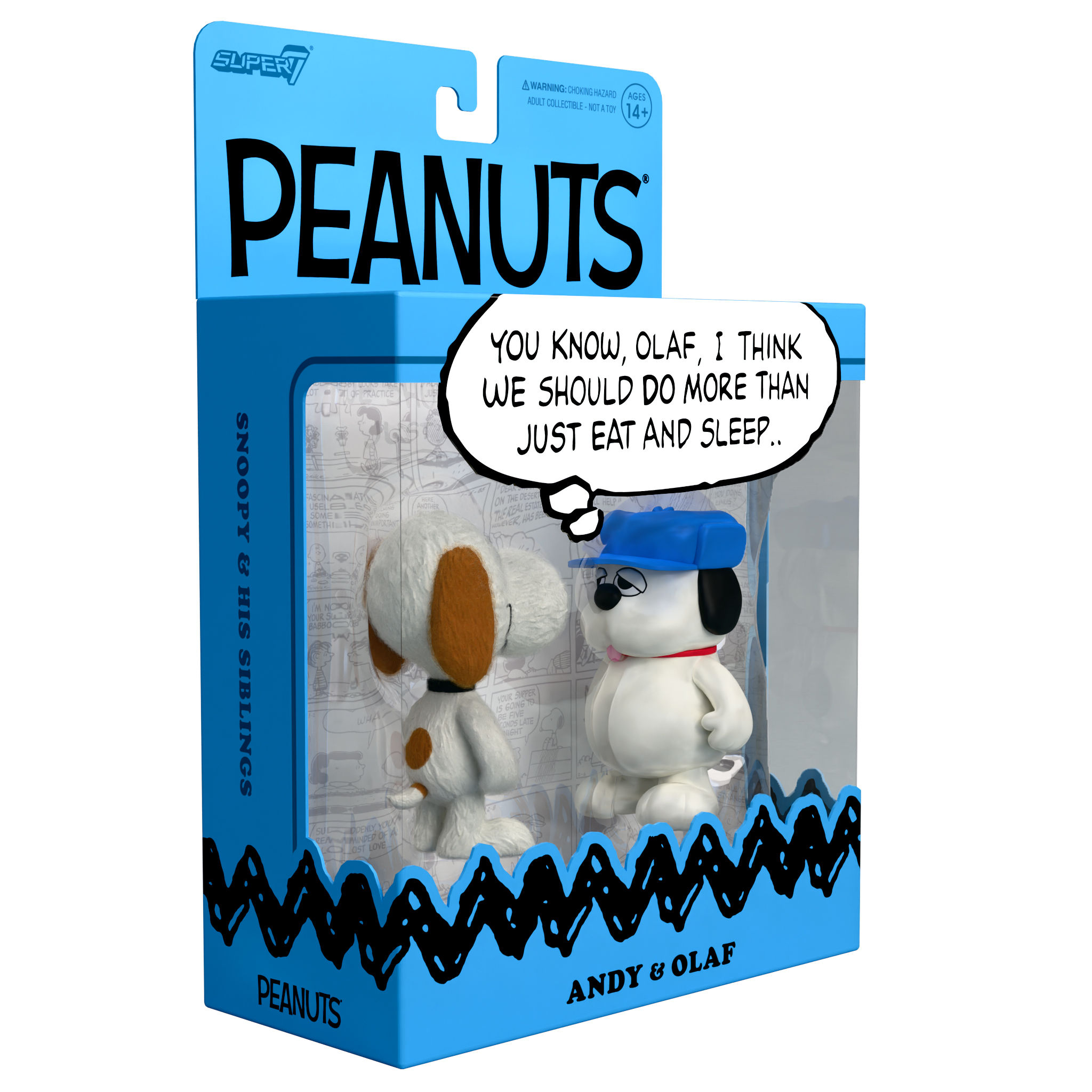 Peanuts ReAction Olaf & Andy Action Figure Two-Pack