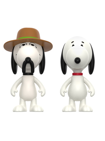 Peanuts ReAction Snoopy & Spike Action Figure Two-Pack