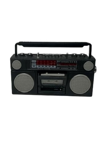 Image of Mini Materials 1/12 Scale Boom Box Tape Player