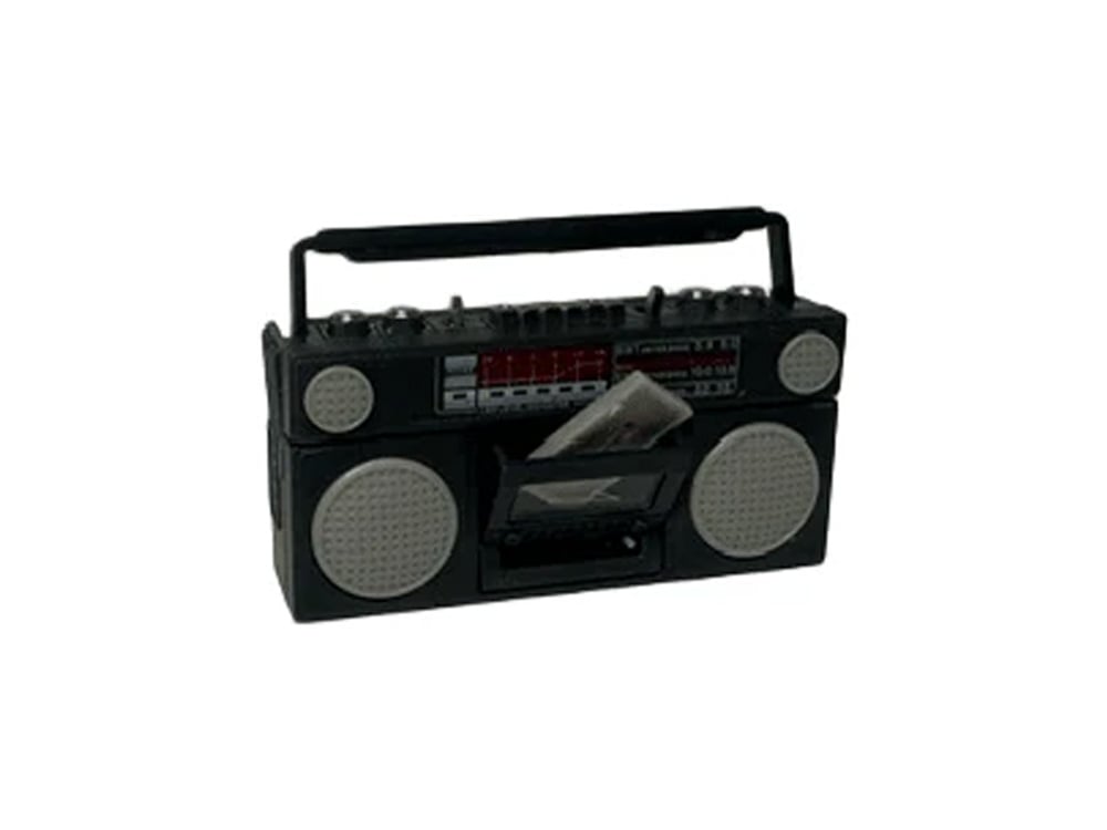 Mini Materials 1/12 Scale Boom Box Tape Player Gallery Image 5