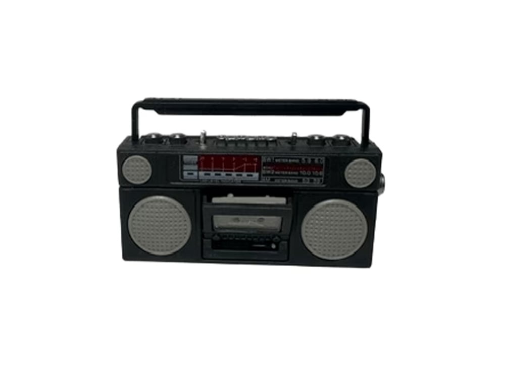 Mini Materials 1/12 Scale Boom Box Tape Player Gallery Image 4