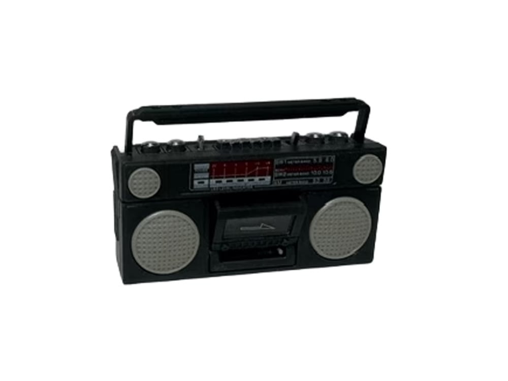 Mini Materials 1/12 Scale Boom Box Tape Player Gallery Image 6