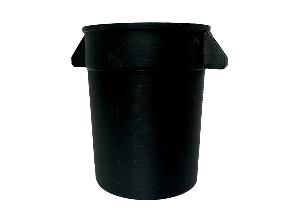 Mini Materials 1/12 Scale Large Trash Can Gallery Image 1