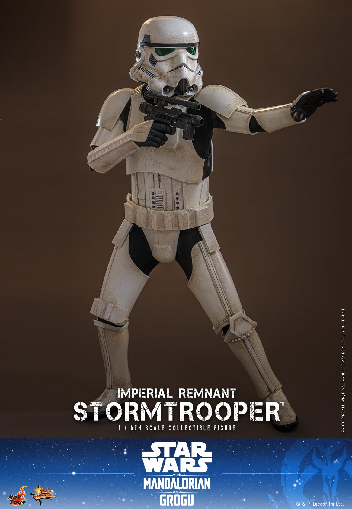 Star Wars: The Mandalorian & Grogu MMS836 Imperial Remnant Stormtrooper 1/6th Scale Collectible Figure Gallery Image 10