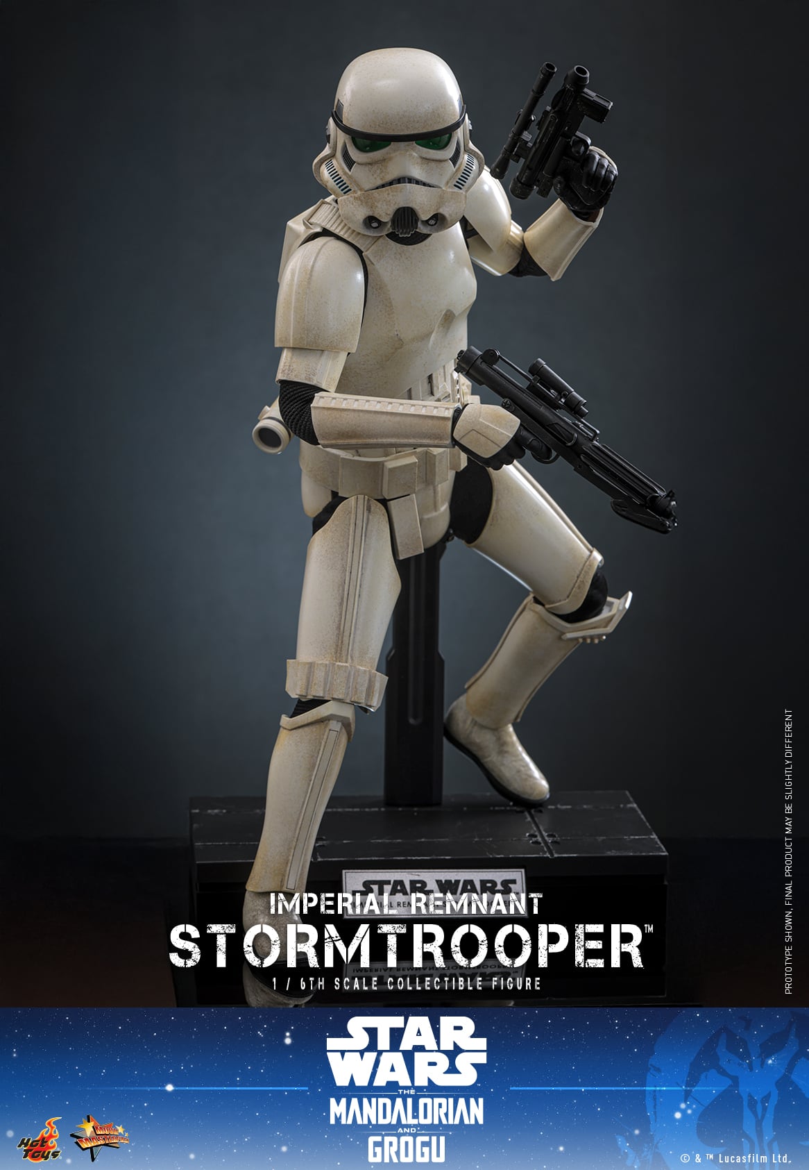 Star Wars: The Mandalorian & Grogu MMS836 Imperial Remnant Stormtrooper 1/6th Scale Collectible Figure Gallery Image 5