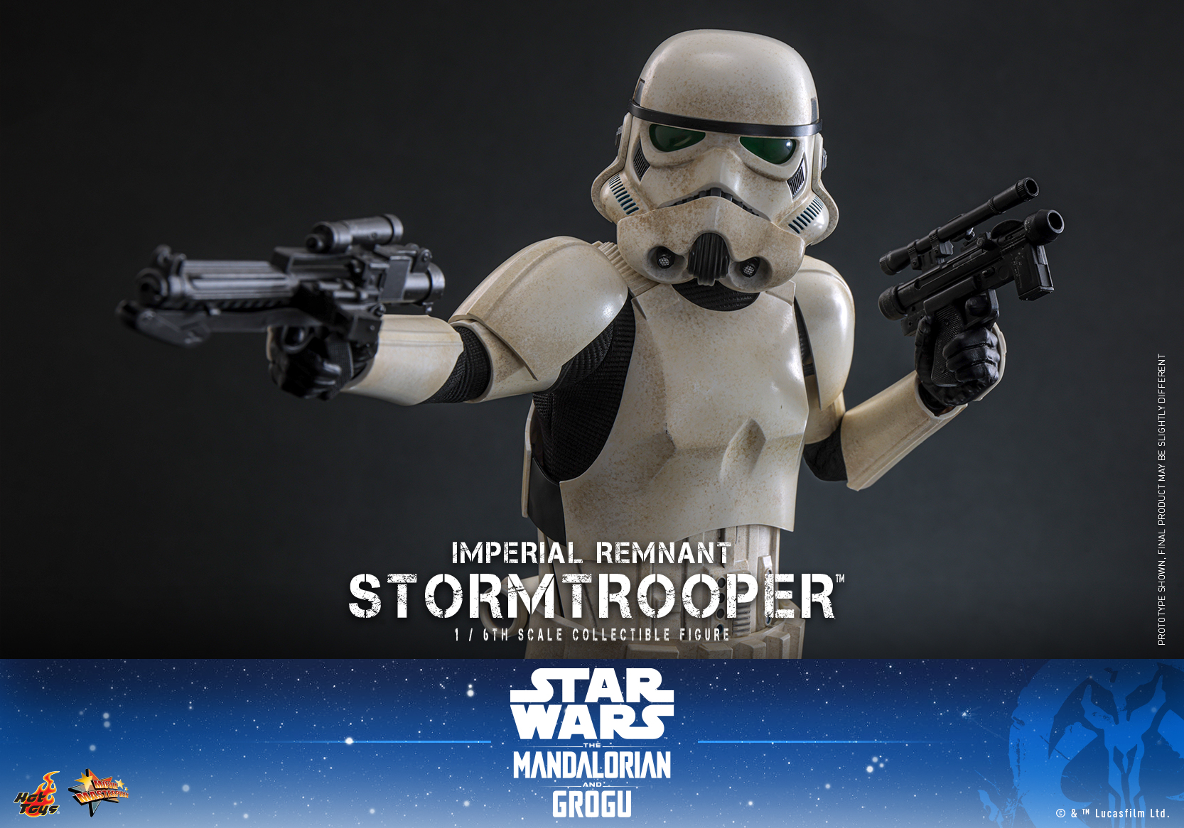 Star Wars: The Mandalorian & Grogu MMS836 Imperial Remnant Stormtrooper 1/6th Scale Collectible Figure Gallery Image 4