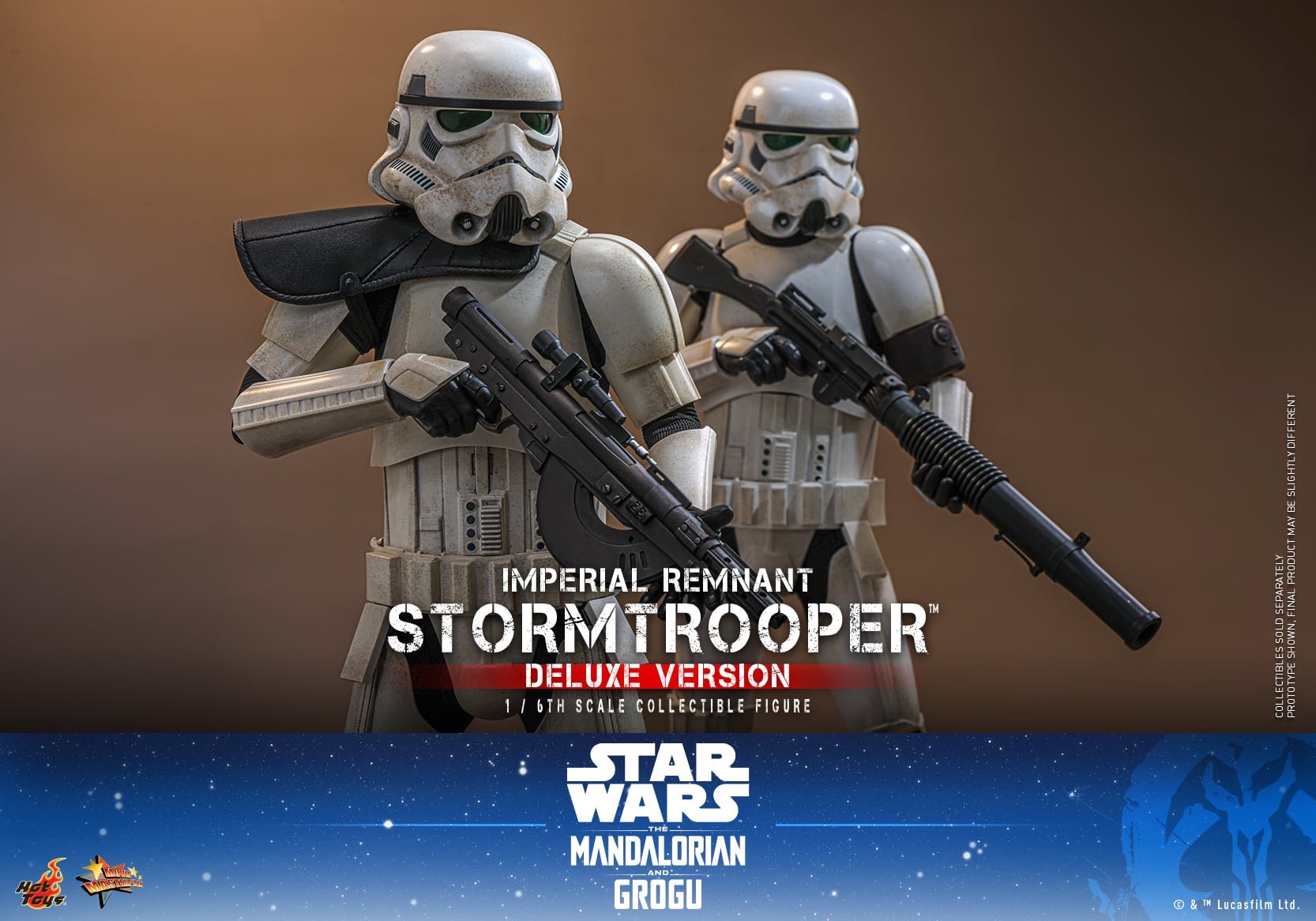 Star Wars: The Mandalorian & Grogu MMS837 Imperial Remnant Stormtrooper (Deluxe Ver.) 1/6th Scale Collectible Figure Gallery Image 4