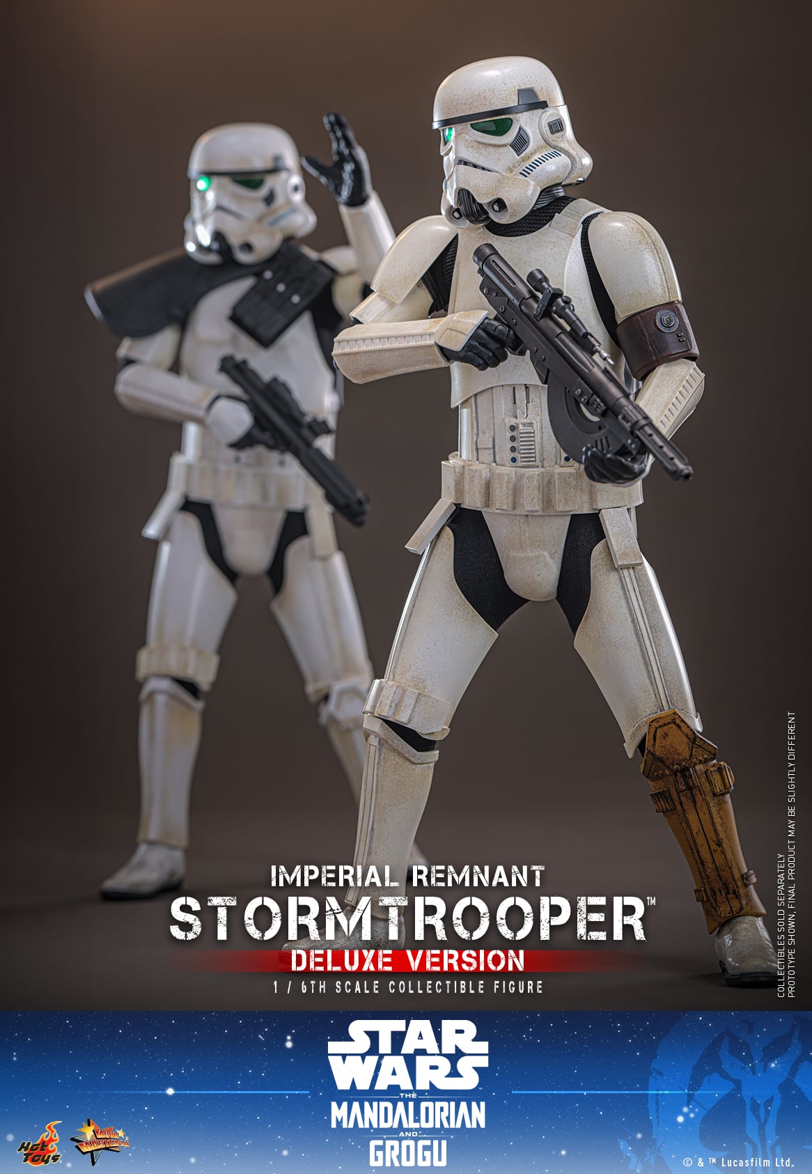Star Wars: The Mandalorian & Grogu MMS837 Imperial Remnant Stormtrooper (Deluxe Ver.) 1/6th Scale Collectible Figure Gallery Image 9