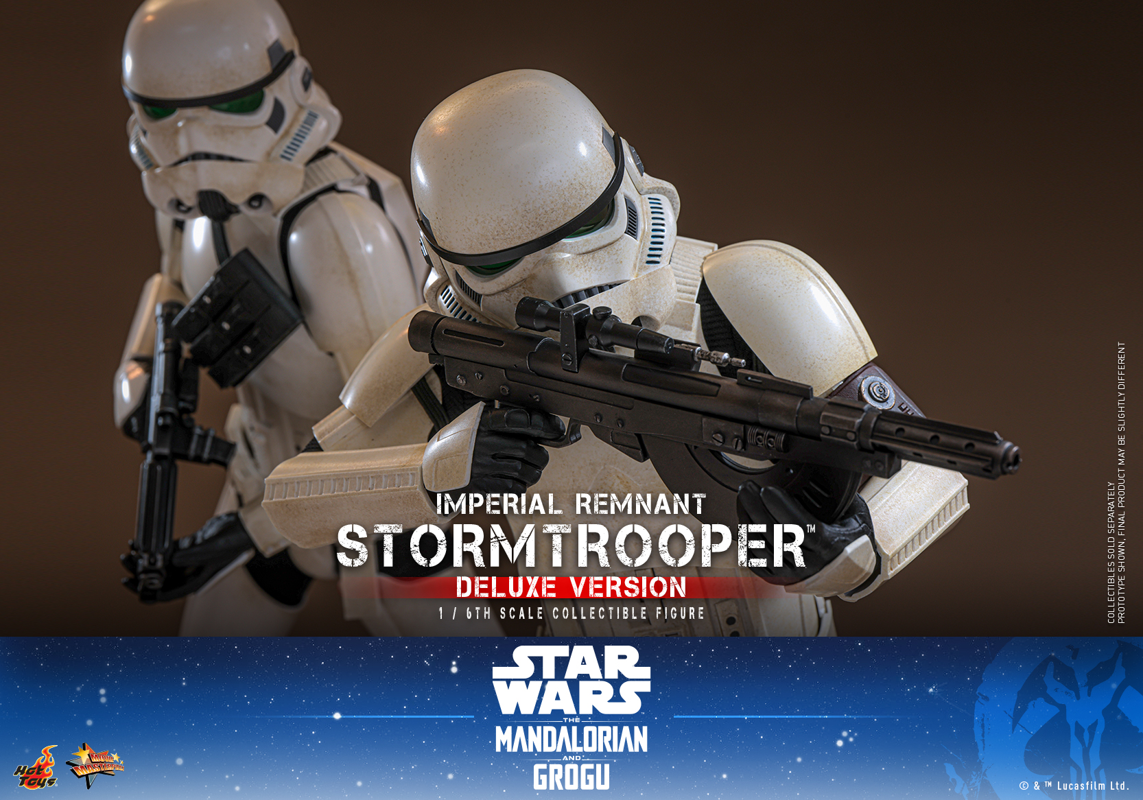 Star Wars: The Mandalorian & Grogu MMS837 Imperial Remnant Stormtrooper (Deluxe Ver.) 1/6th Scale Collectible Figure Gallery Image 7