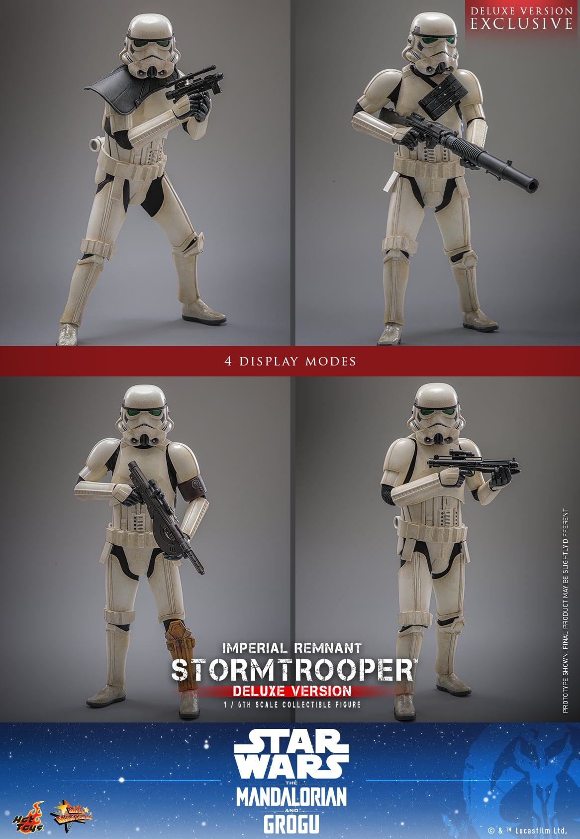 Star Wars: The Mandalorian & Grogu MMS837 Imperial Remnant Stormtrooper (Deluxe Ver.) 1/6th Scale Collectible Figure Gallery Image 18