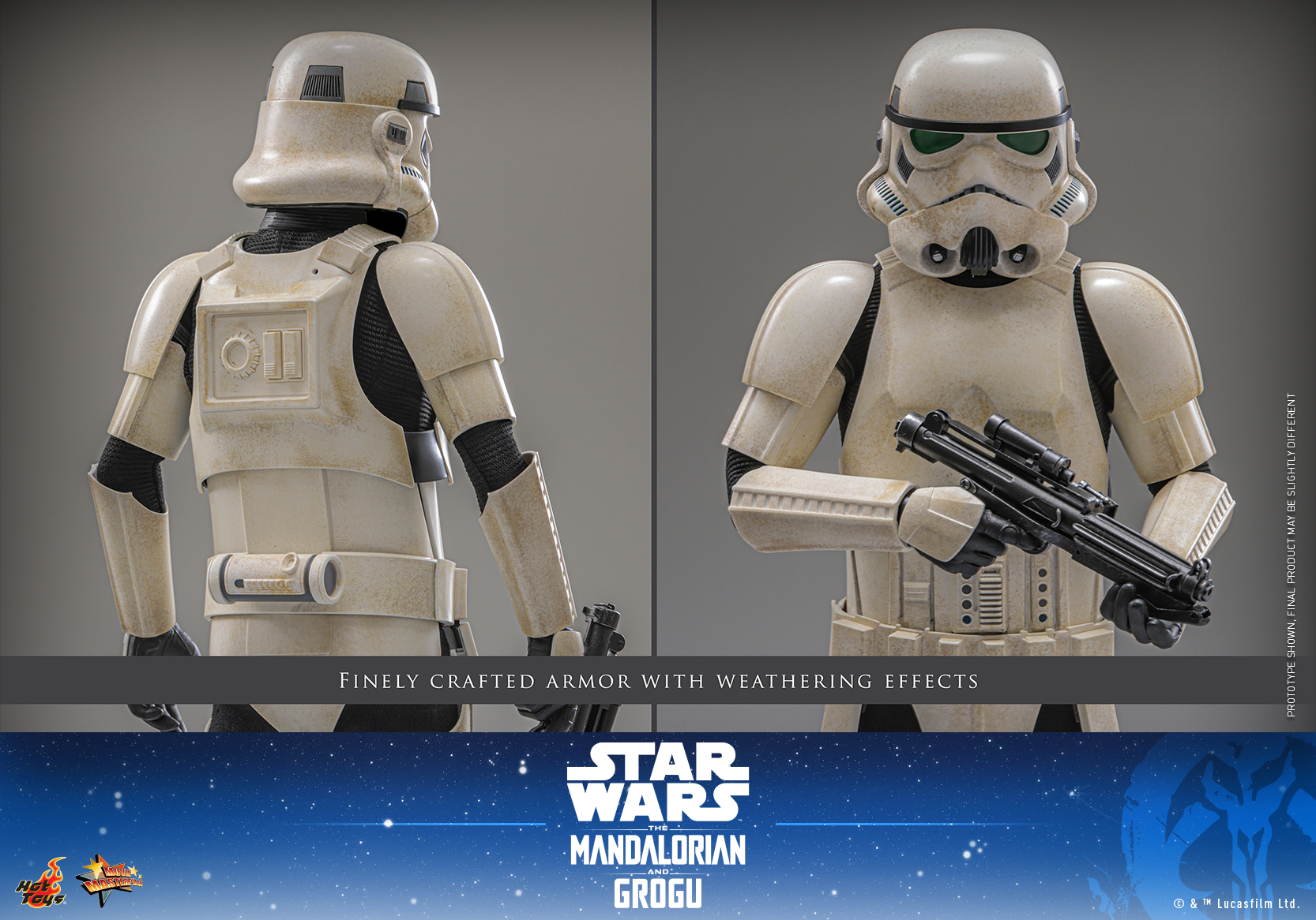 Star Wars: The Mandalorian & Grogu MMS837 Imperial Remnant Stormtrooper (Deluxe Ver.) 1/6th Scale Collectible Figure Gallery Image 15