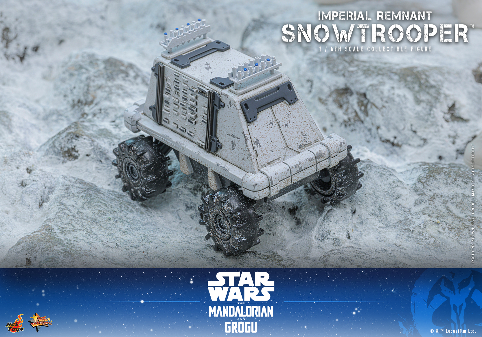Star Wars: The Mandalorian & Grogu MMS838 Imperial Remnant Snowtrooper 1/6th Scale Collectible Figure Gallery Image 20
