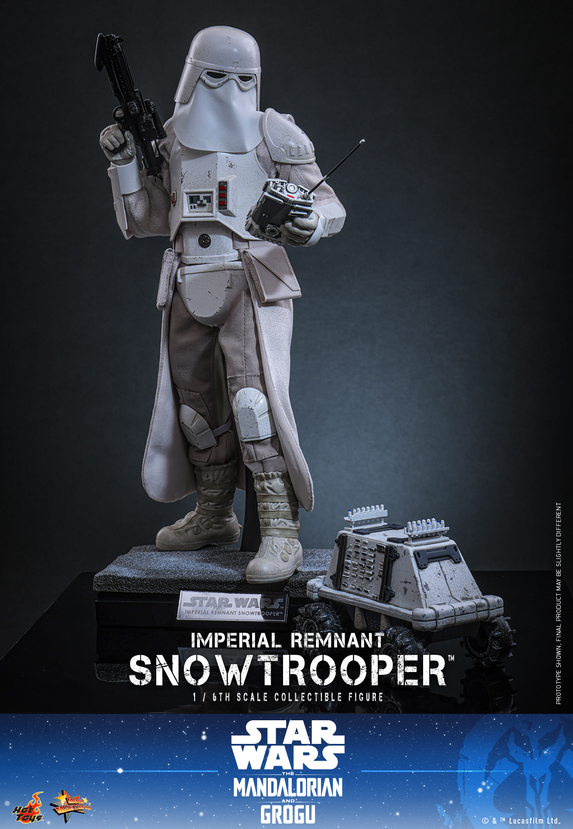 Star Wars: The Mandalorian & Grogu MMS838 Imperial Remnant Snowtrooper 1/6th Scale Collectible Figure Gallery Image 21