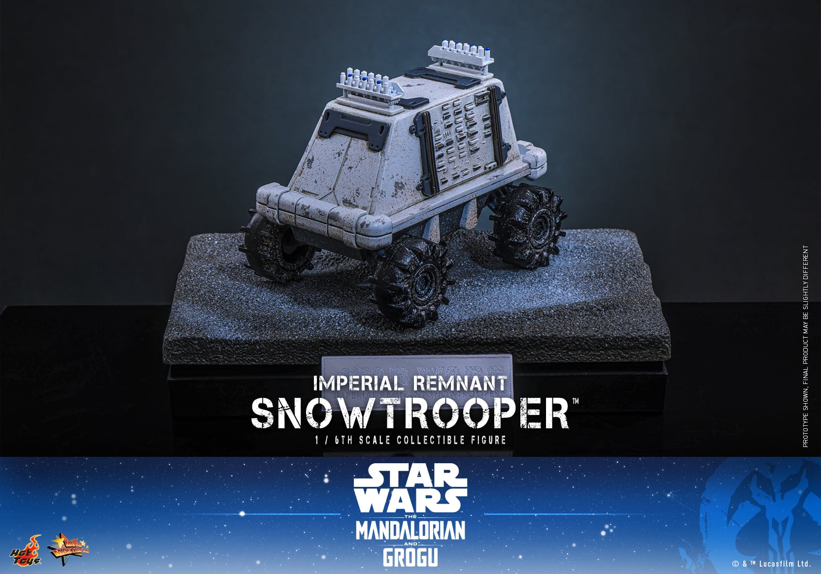 Star Wars: The Mandalorian & Grogu MMS838 Imperial Remnant Snowtrooper 1/6th Scale Collectible Figure Gallery Image 23