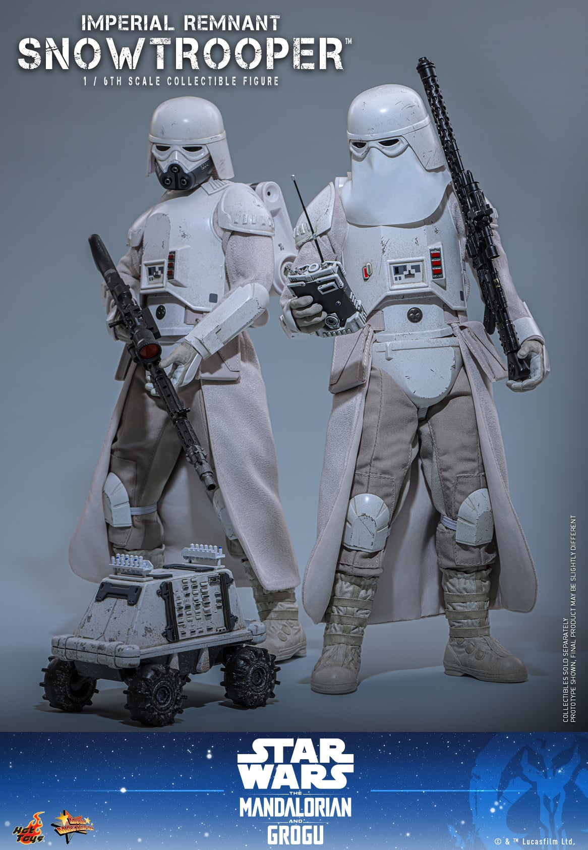 Star Wars: The Mandalorian & Grogu MMS838 Imperial Remnant Snowtrooper 1/6th Scale Collectible Figure Gallery Image 18