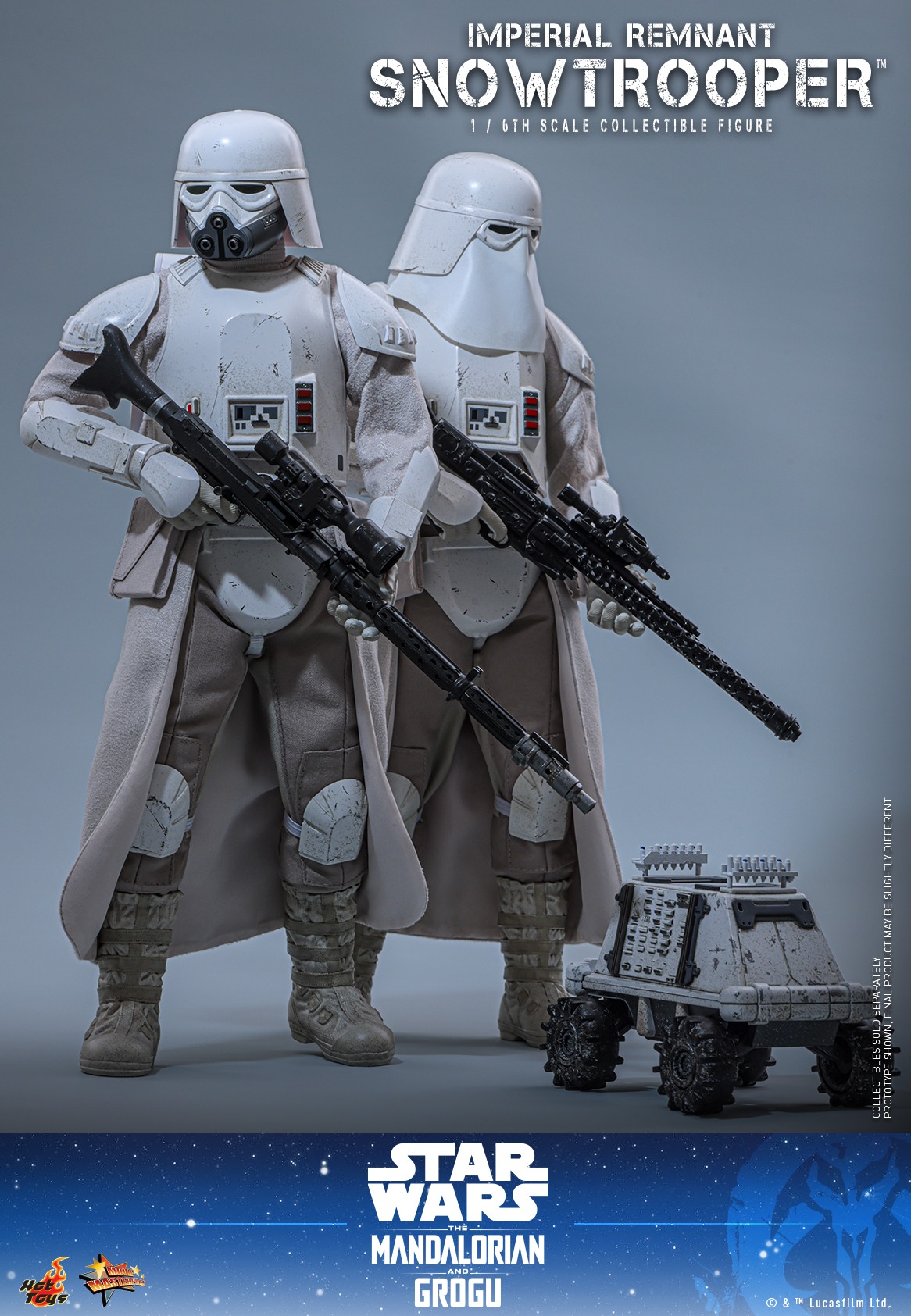 Star Wars: The Mandalorian & Grogu MMS838 Imperial Remnant Snowtrooper 1/6th Scale Collectible Figure Gallery Image 19