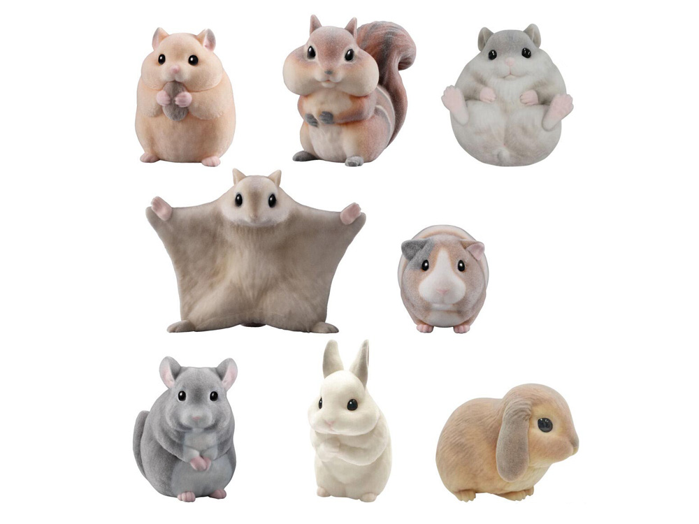 Bandai Shokugan Flocked Tenori Friends Box of 12 Random Figures (Reissue) Gallery Image 1
