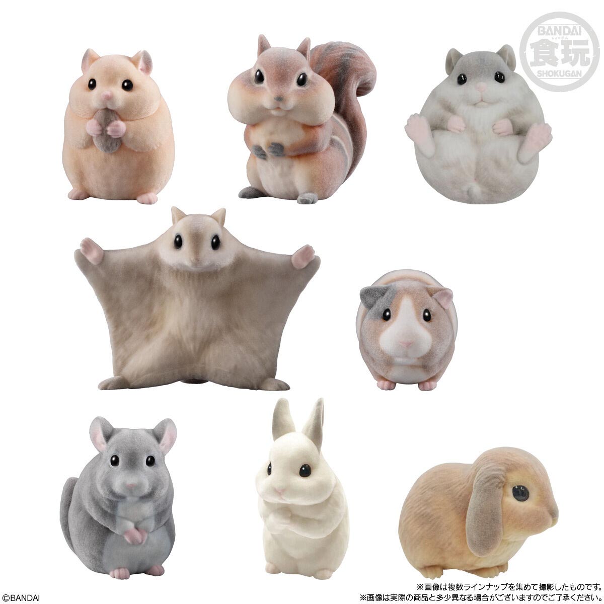 Bandai Shokugan Flocked Tenori Friends Box of 12 Random Figures (Reissue) Gallery Image 3