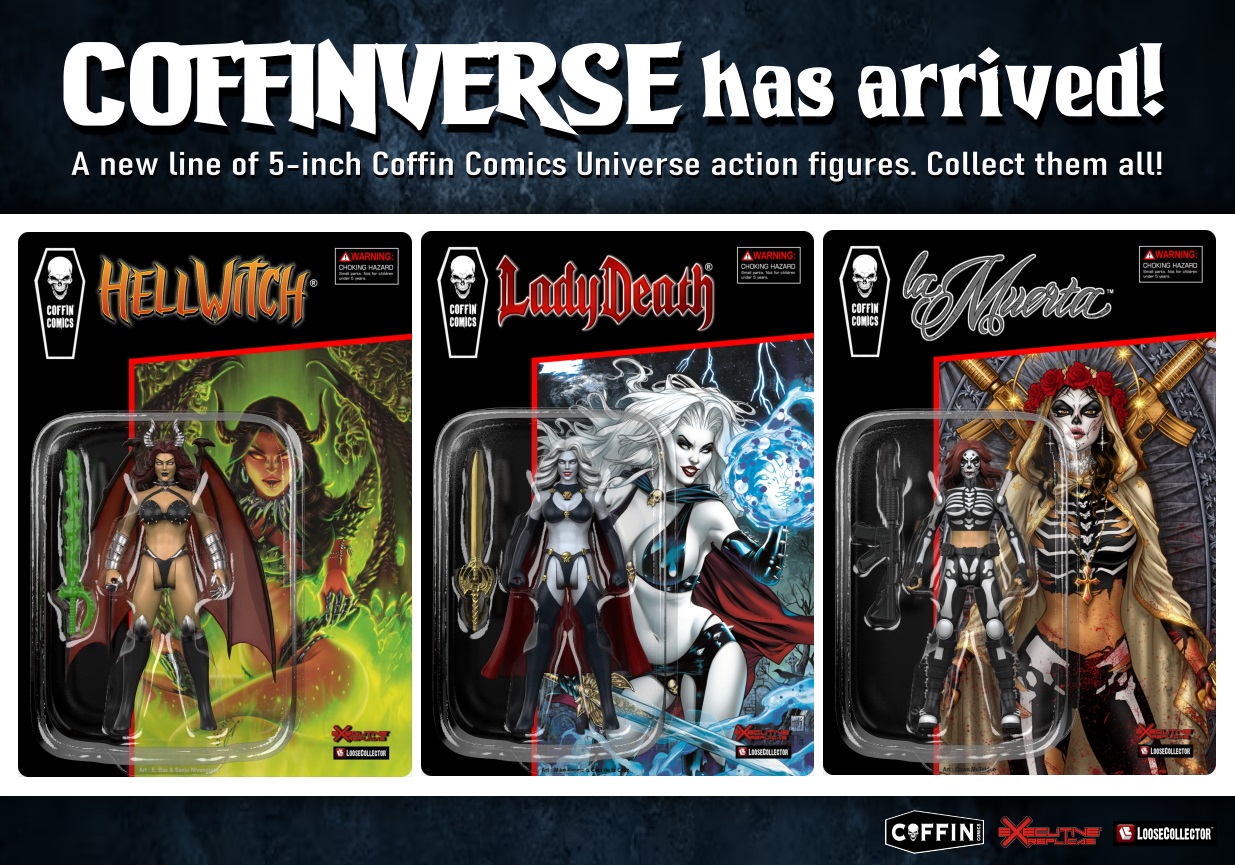 Coffin Comics Coffinverse Hellwitch 5" Action Figure Gallery Image 8